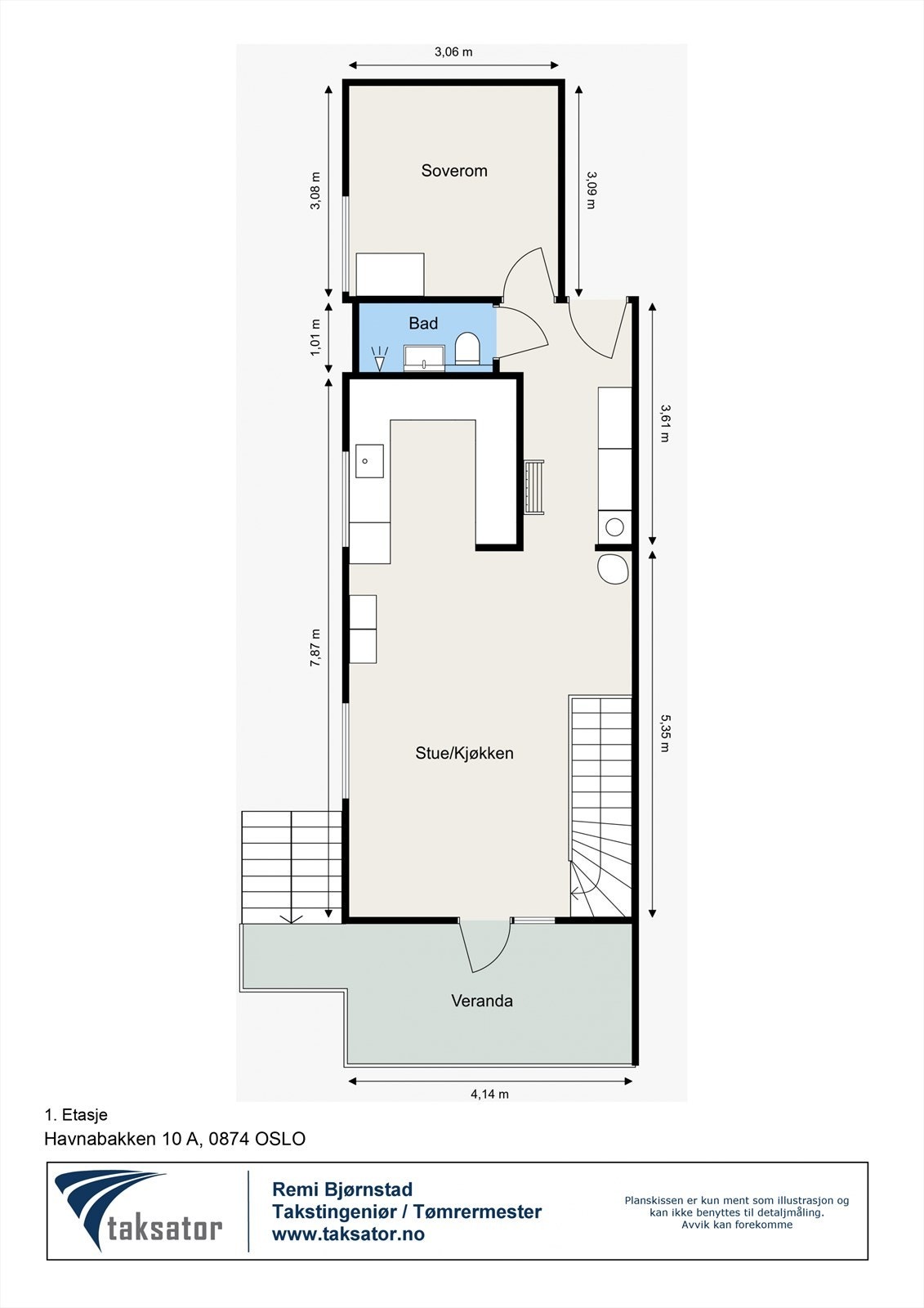Plantegning 1. etasje. Galleribilde