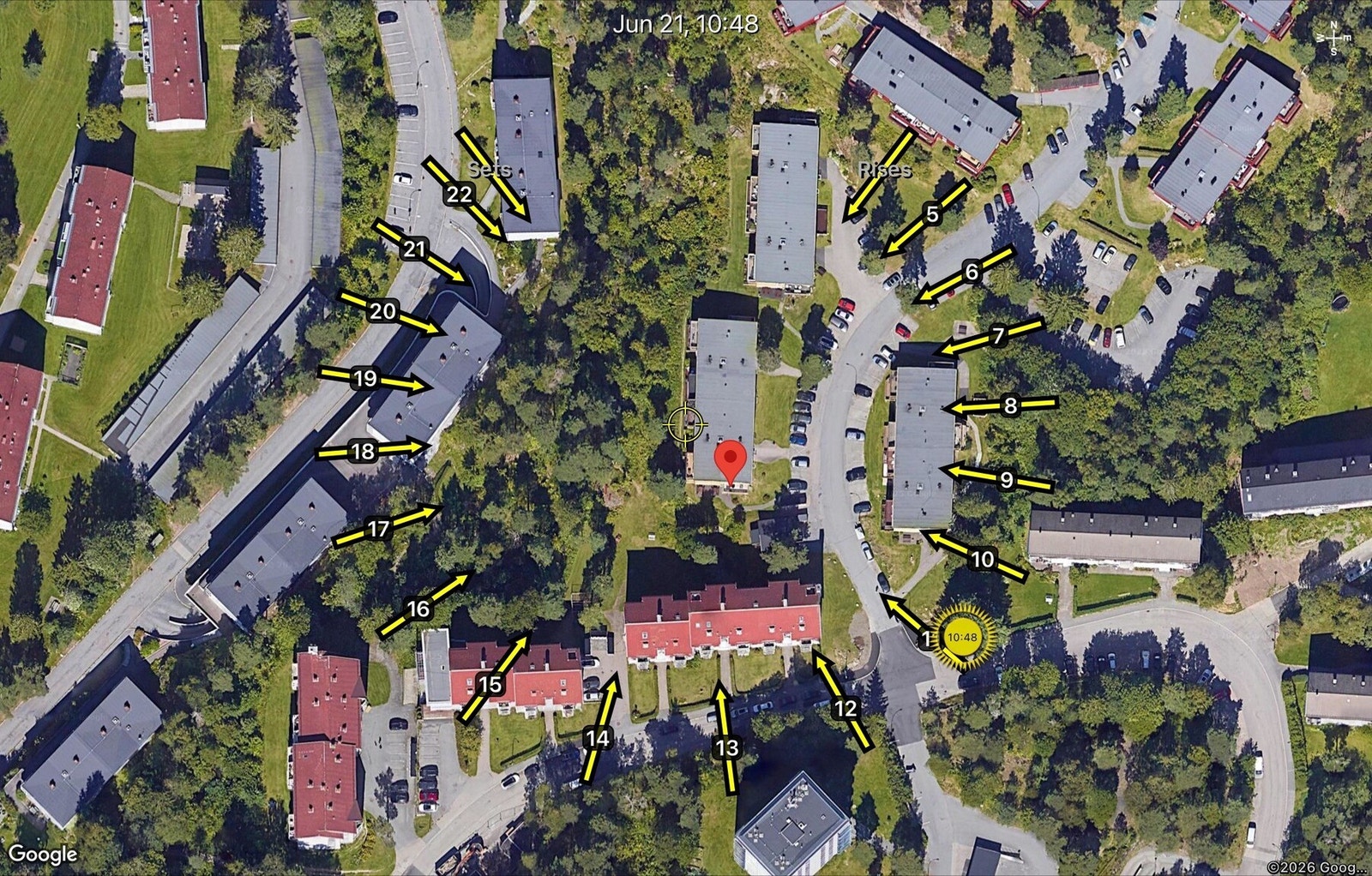 Solforholdene er gode - et deilig sted å slappe av på i varmen Galleribilde