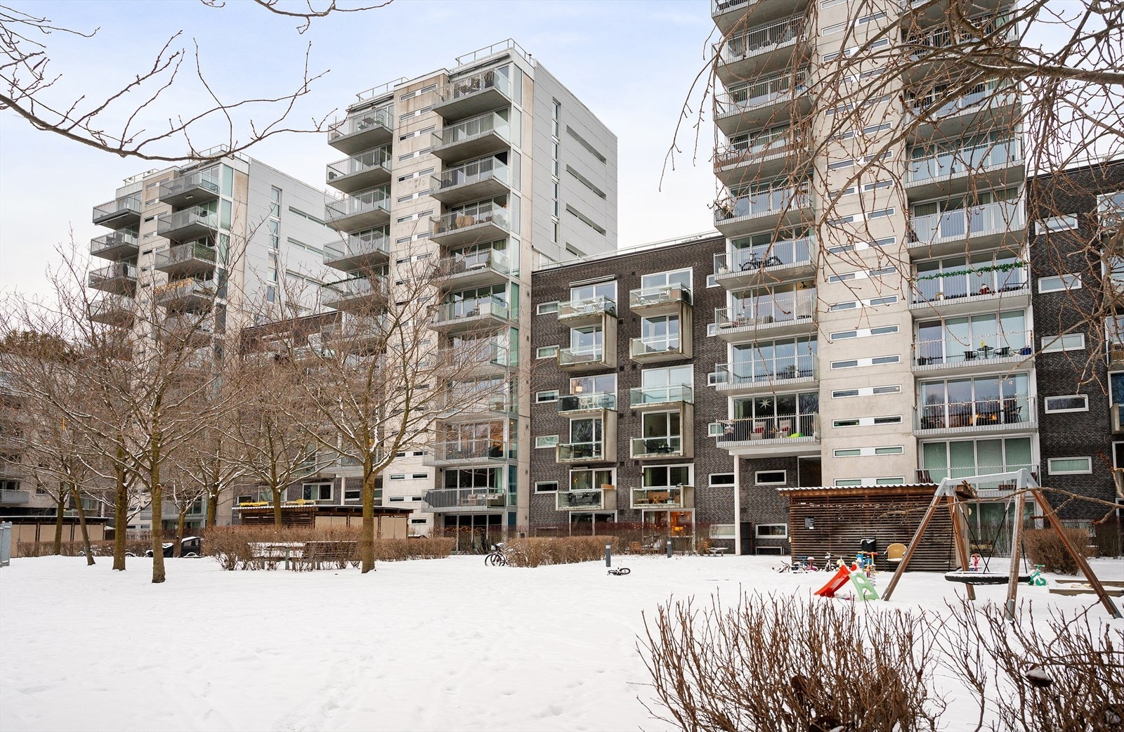 Bygget er en del av det anerkjente prosjektet Waldemars Hage, ferdigstilt i 2006. Galleribilde