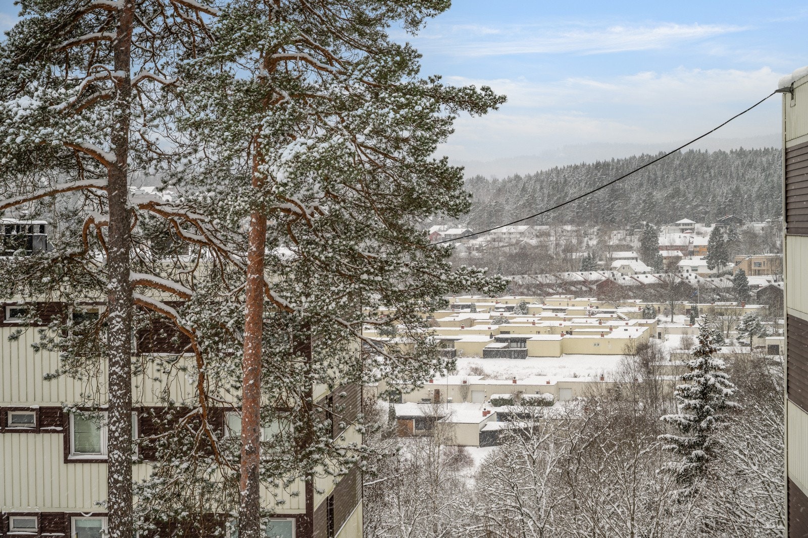 Utsikten fra balkongen. Galleribilde