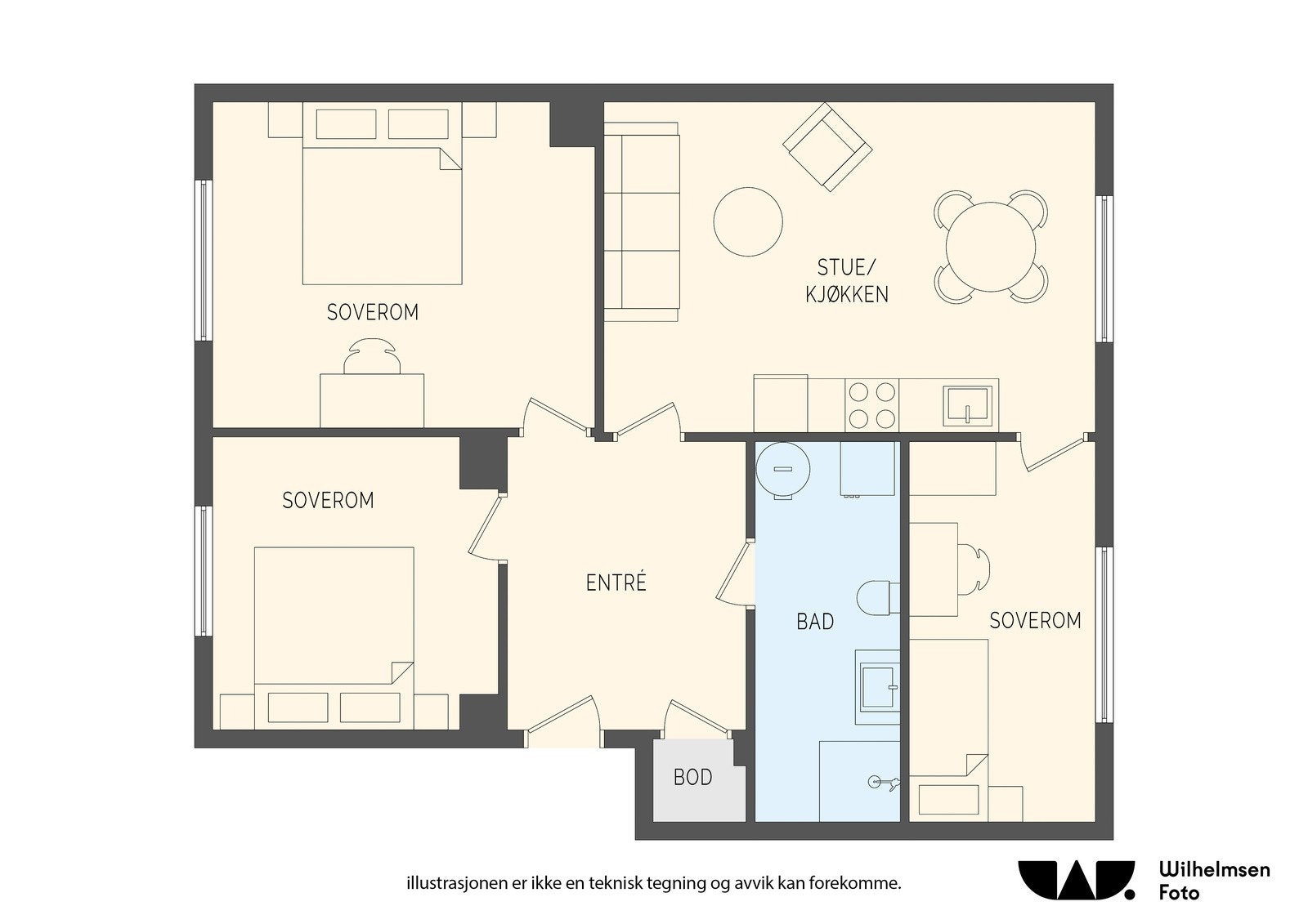 God planløsning Galleribilde