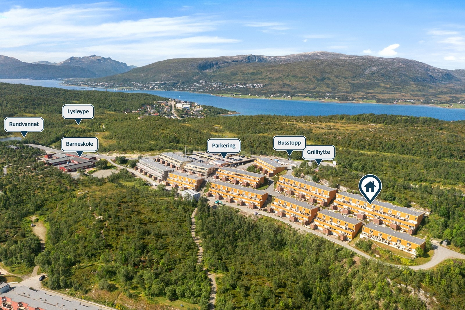 Brattbakken er viden kjent for sin umiddelbare nærhet til fantastiske turområder sommer som vinter og byr på trygge og gode oppvekstsvilkår for barn og unge. Galleribilde