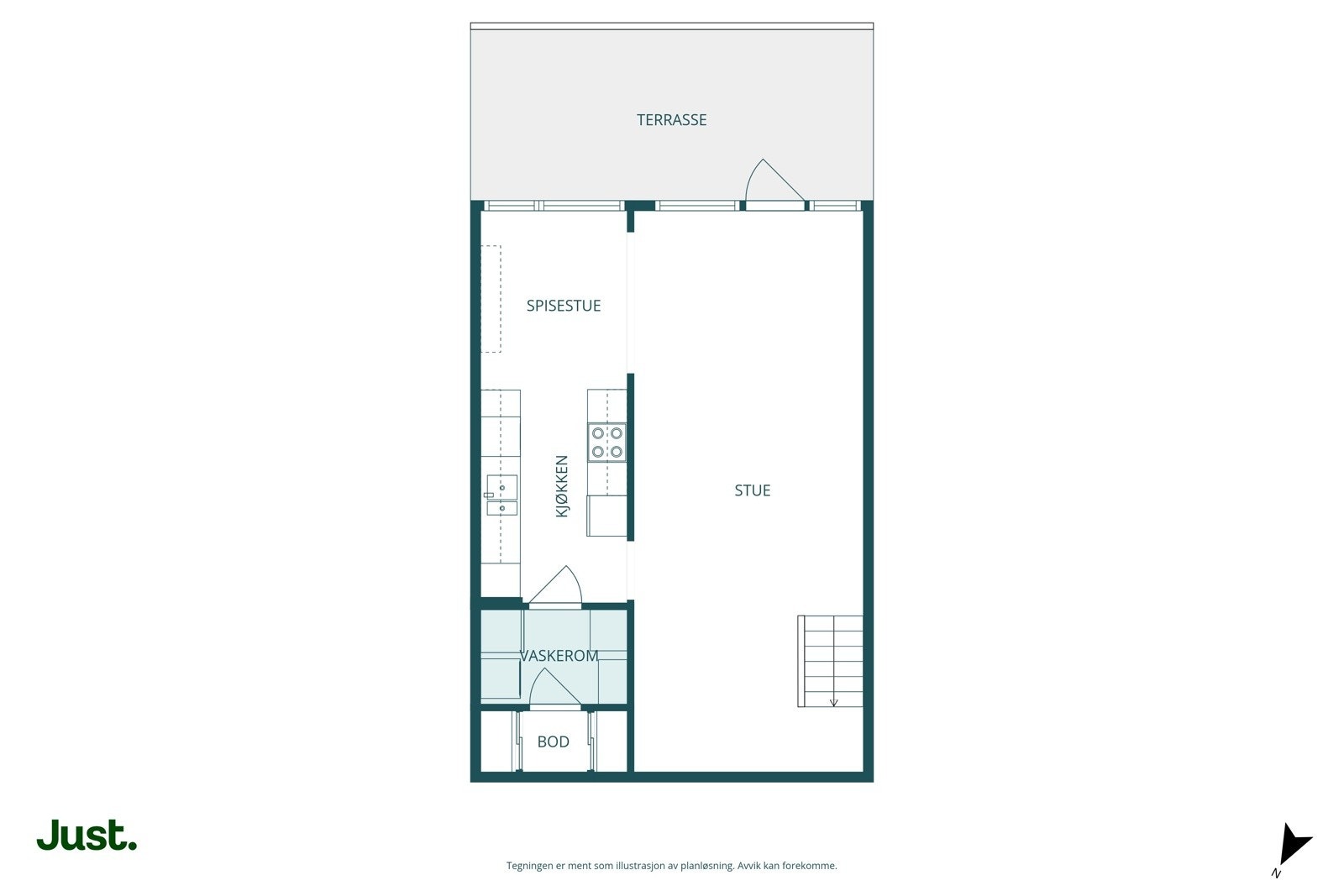 Planskisse plan 1 Galleribilde
