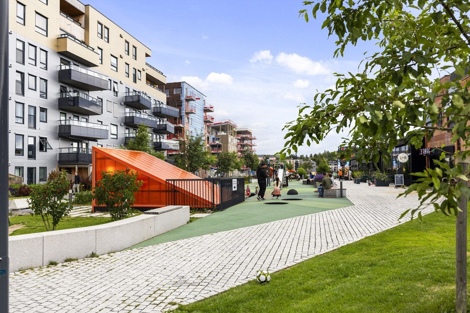 Kort avstand til butikker, restauranter og kafeer Galleribilde