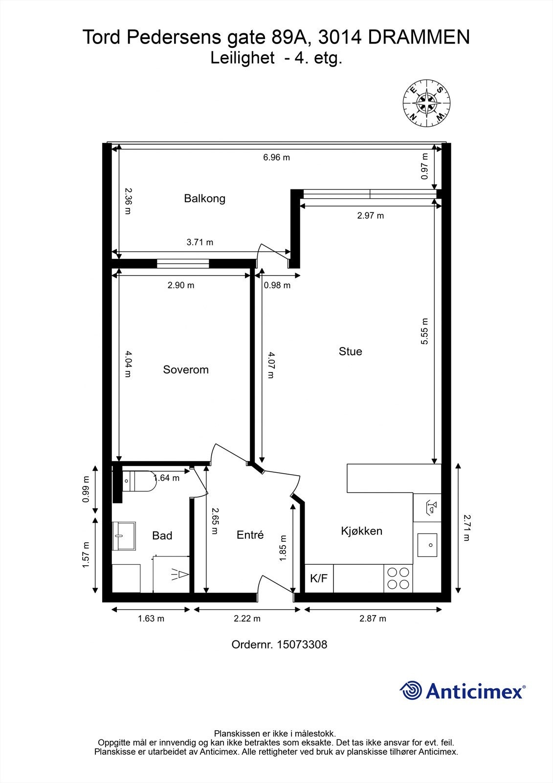 Plantegning - 4. etasje Galleribilde
