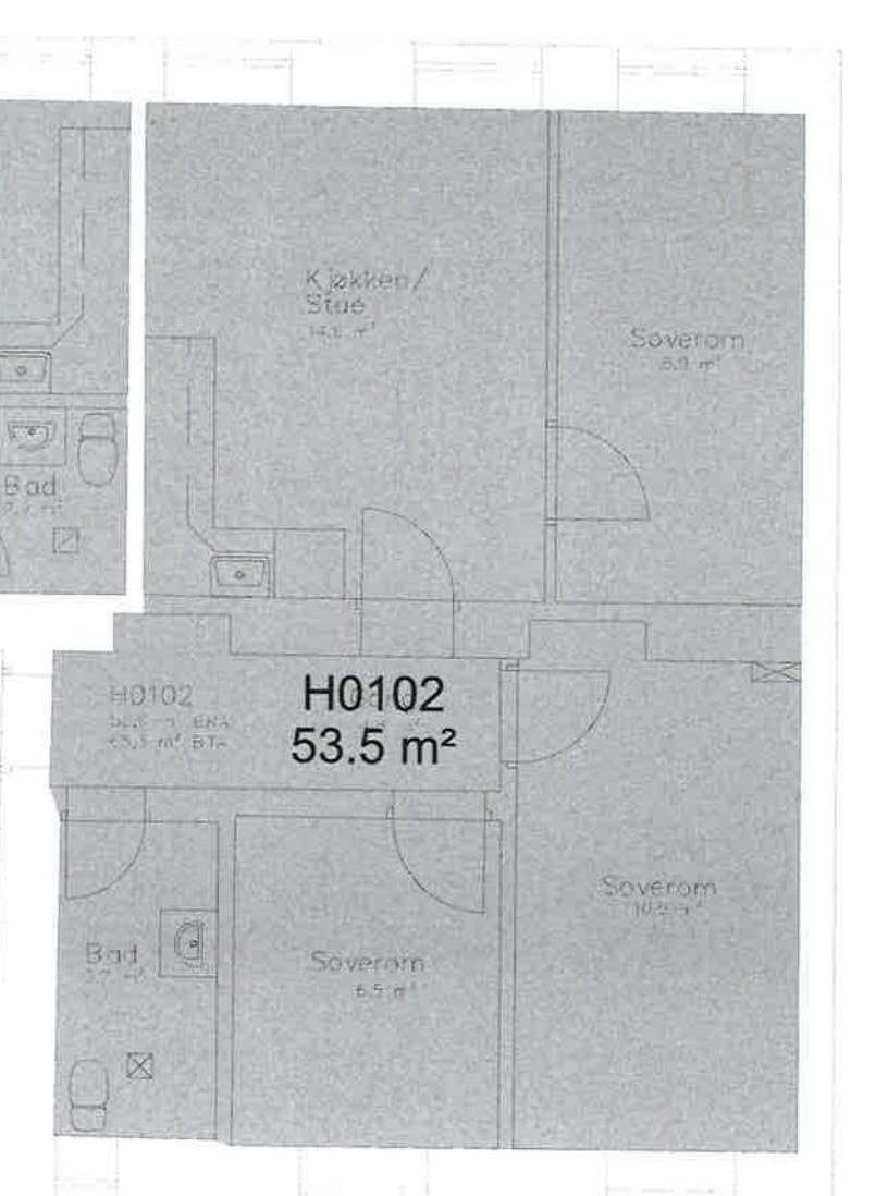 Plantegning Galleribilde