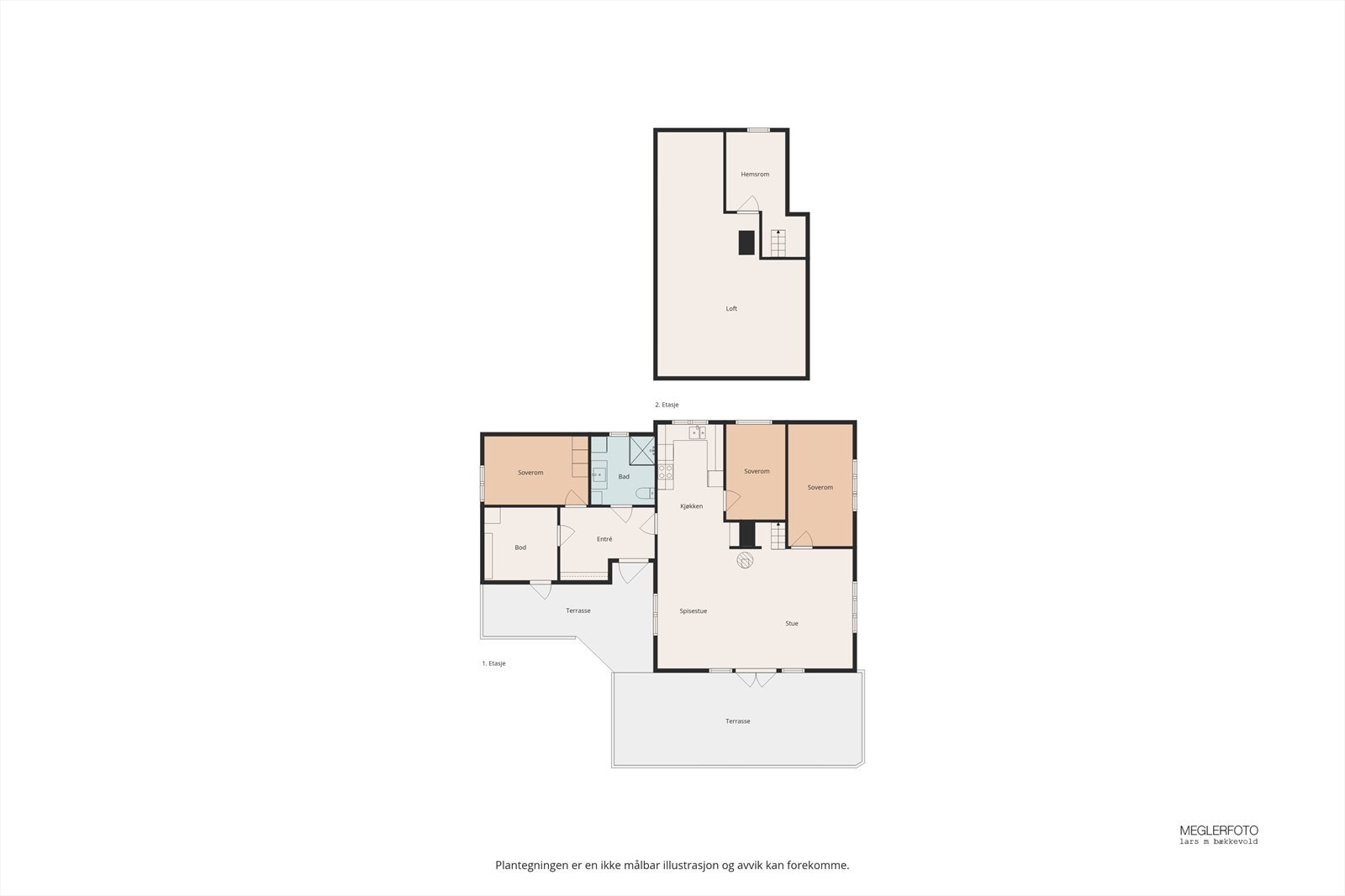 Planskisse på over Sjusjøen-Pihl 691. Galleribilde