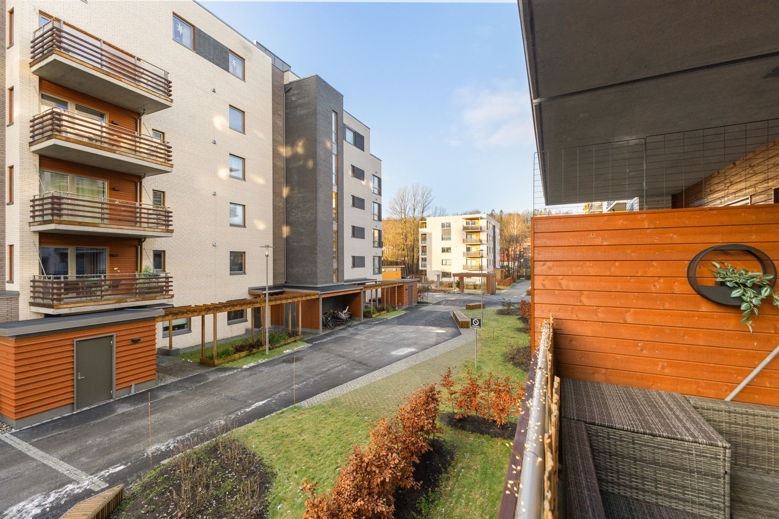 Utsikt fra veranda Galleribilde