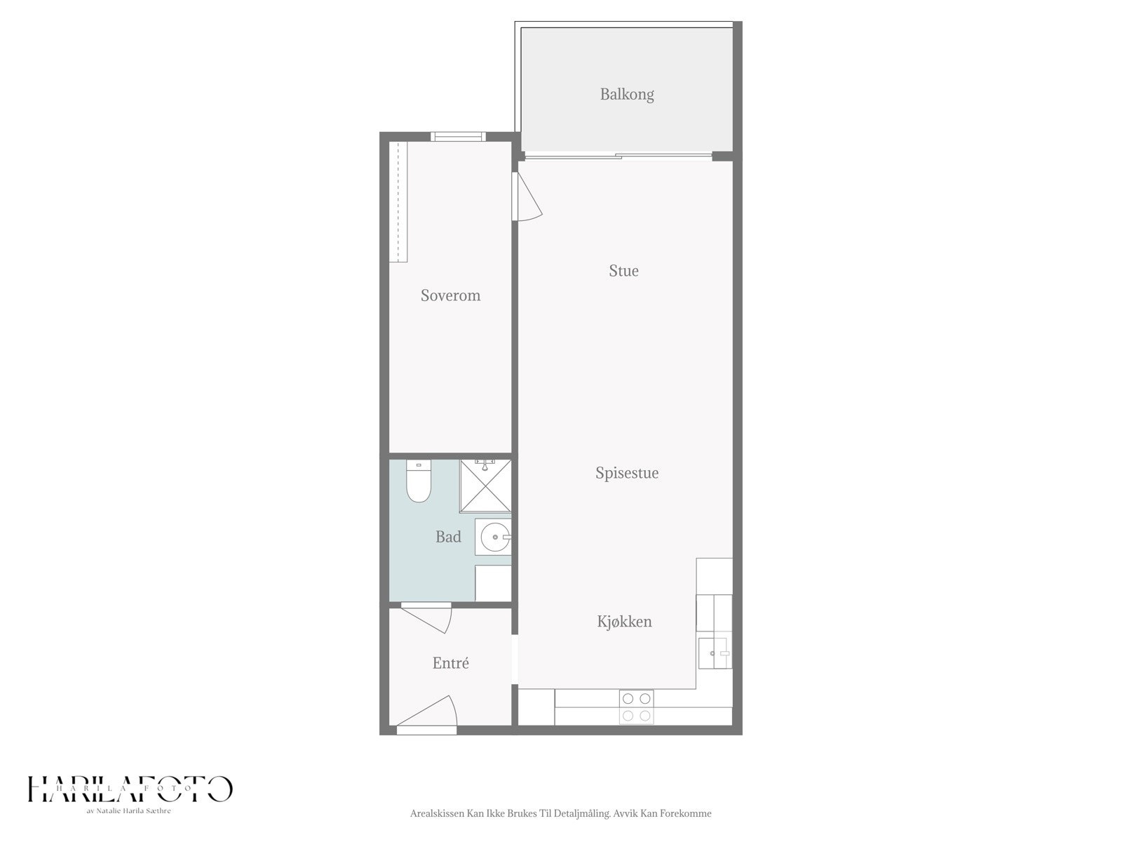 Omtrentlig planskisse Galleribilde