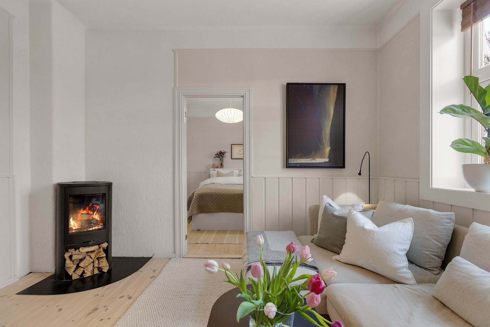 Jonas Dahlén har gleden av å presentere denne sjarmerende leiligheten i Fjørtofts gate 21! Foto: Martin Kaasa. Galleribilde