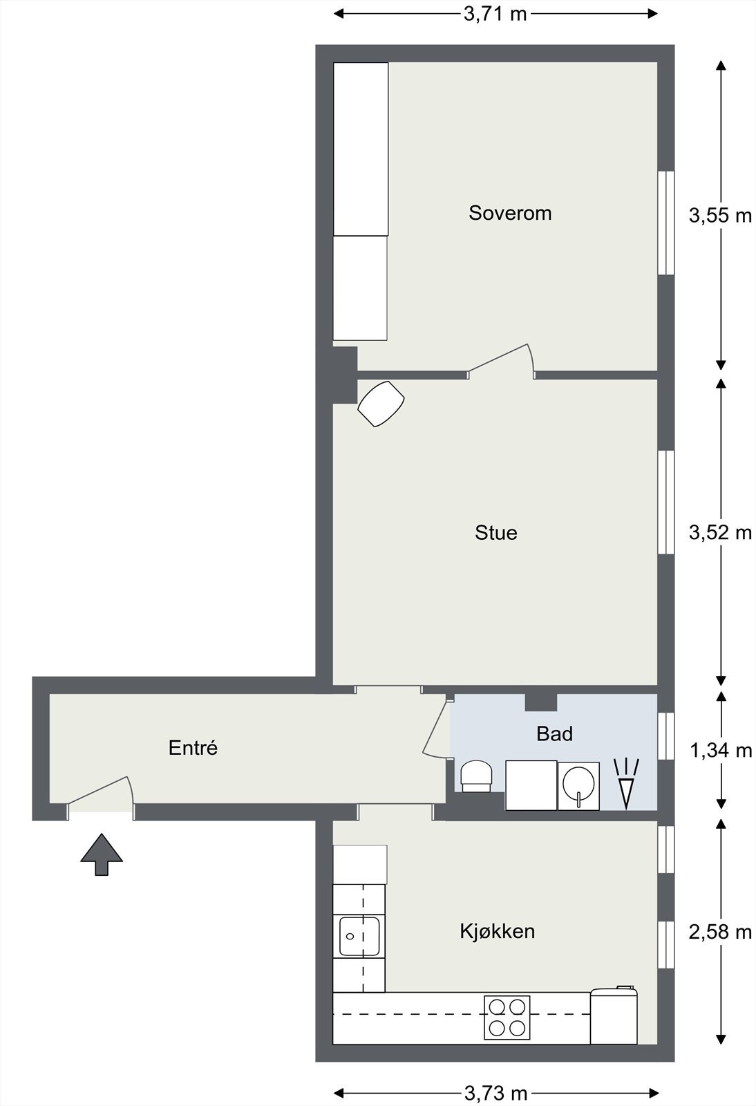 Plantegning. Galleribilde
