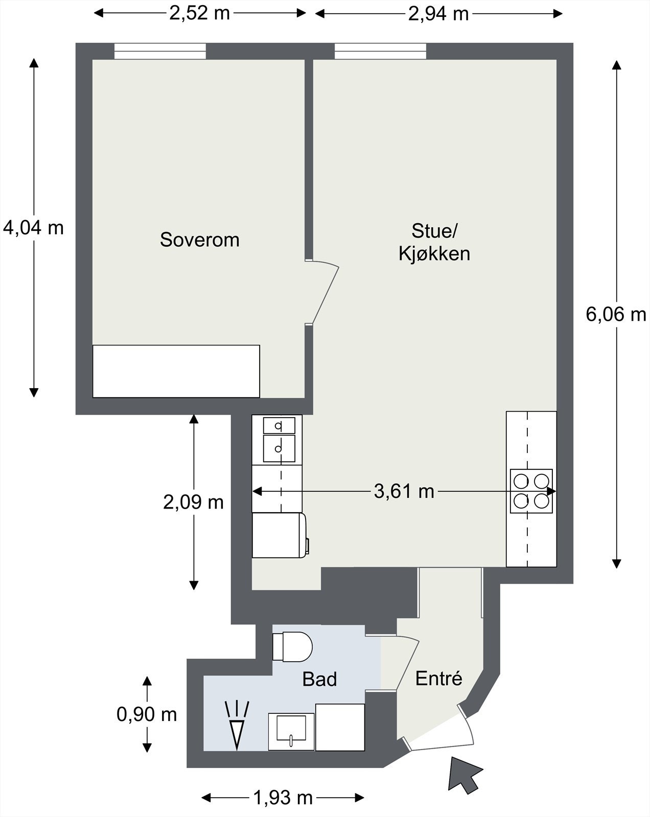 Plantegning. Galleribilde
