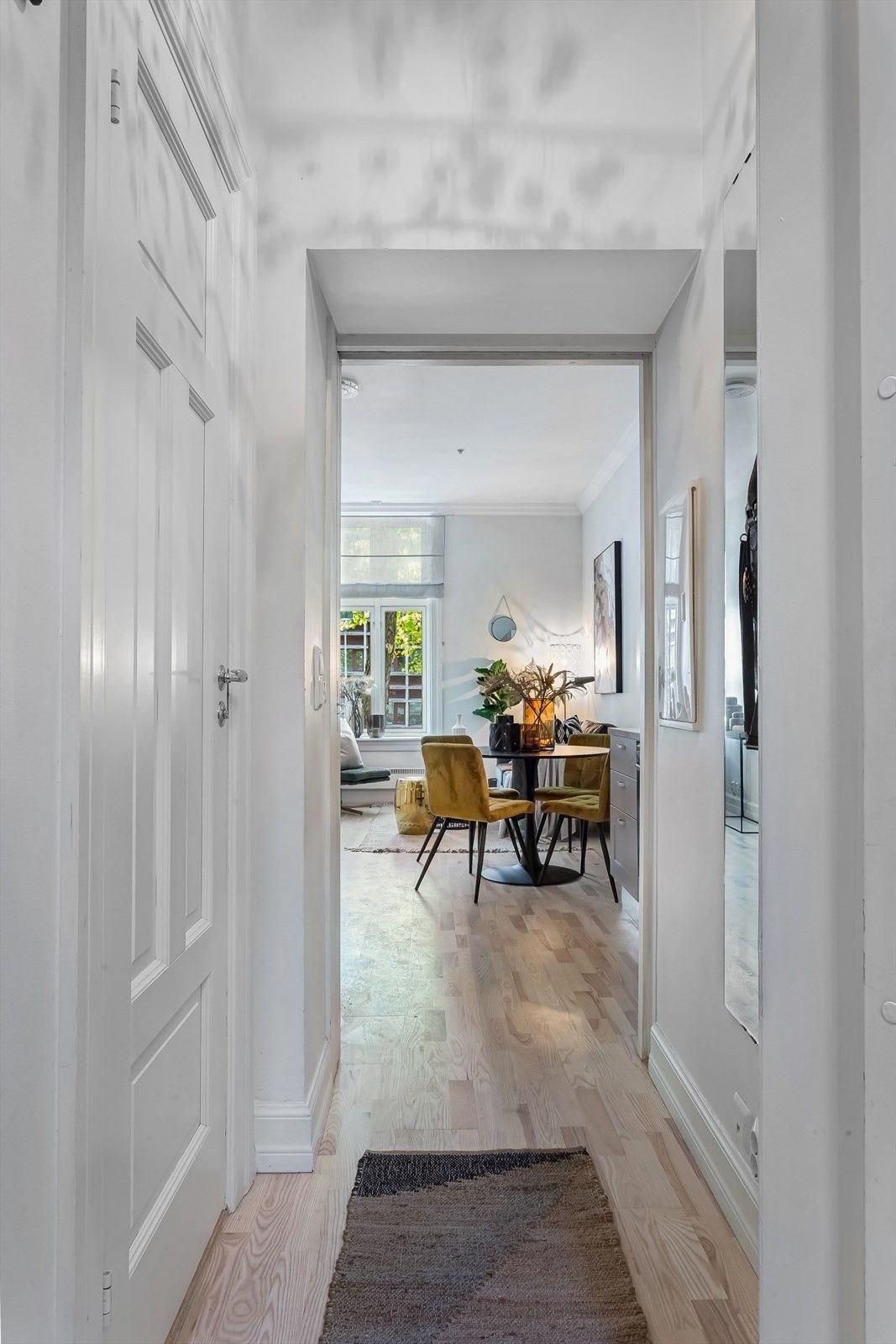 I leiligheten er hver kvadratmeter utnyttet til det maksimale. Galleribilde