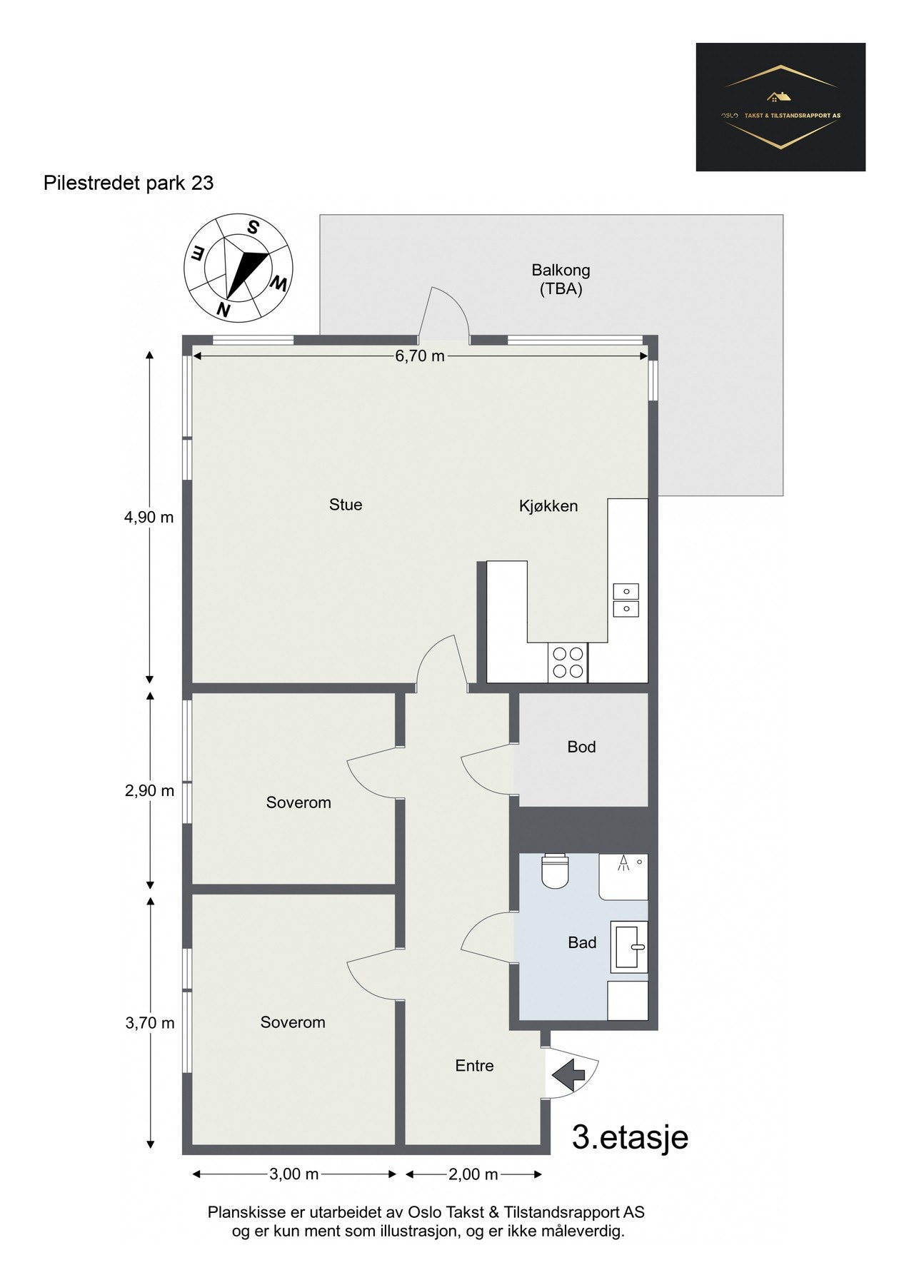 Plantegning Galleribilde