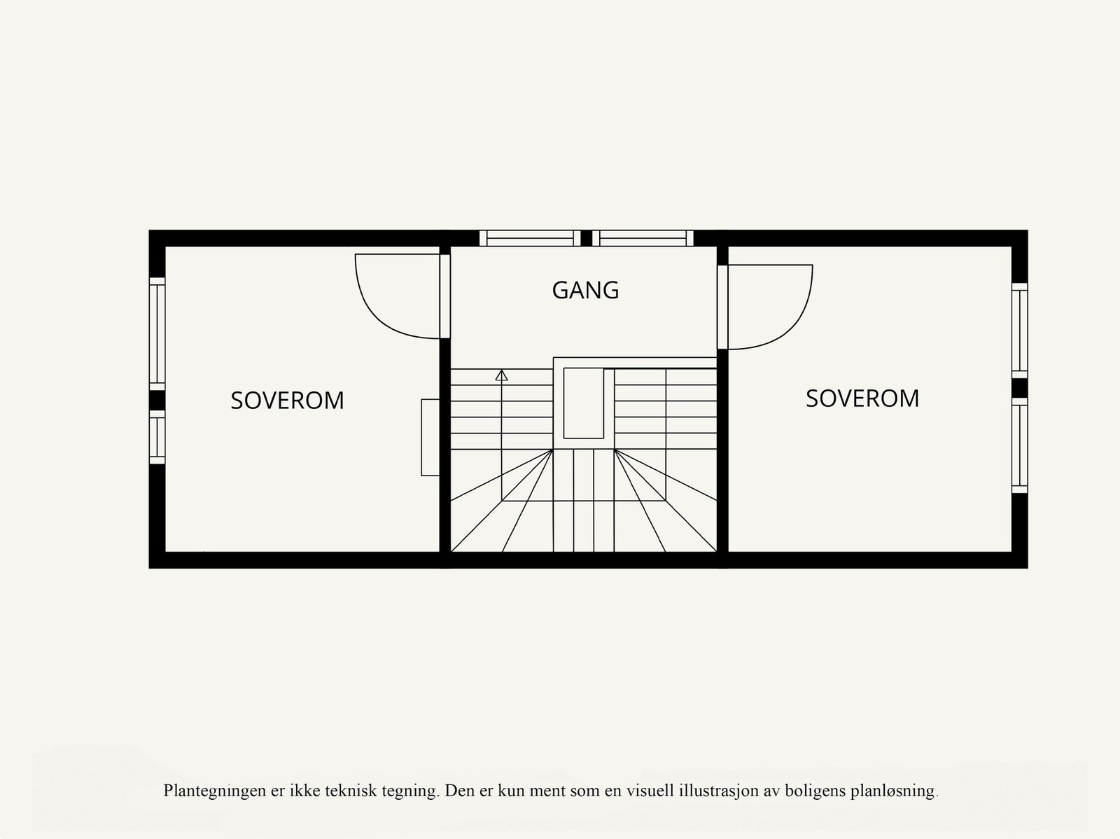 Plantegning 3. etasje Galleribilde
