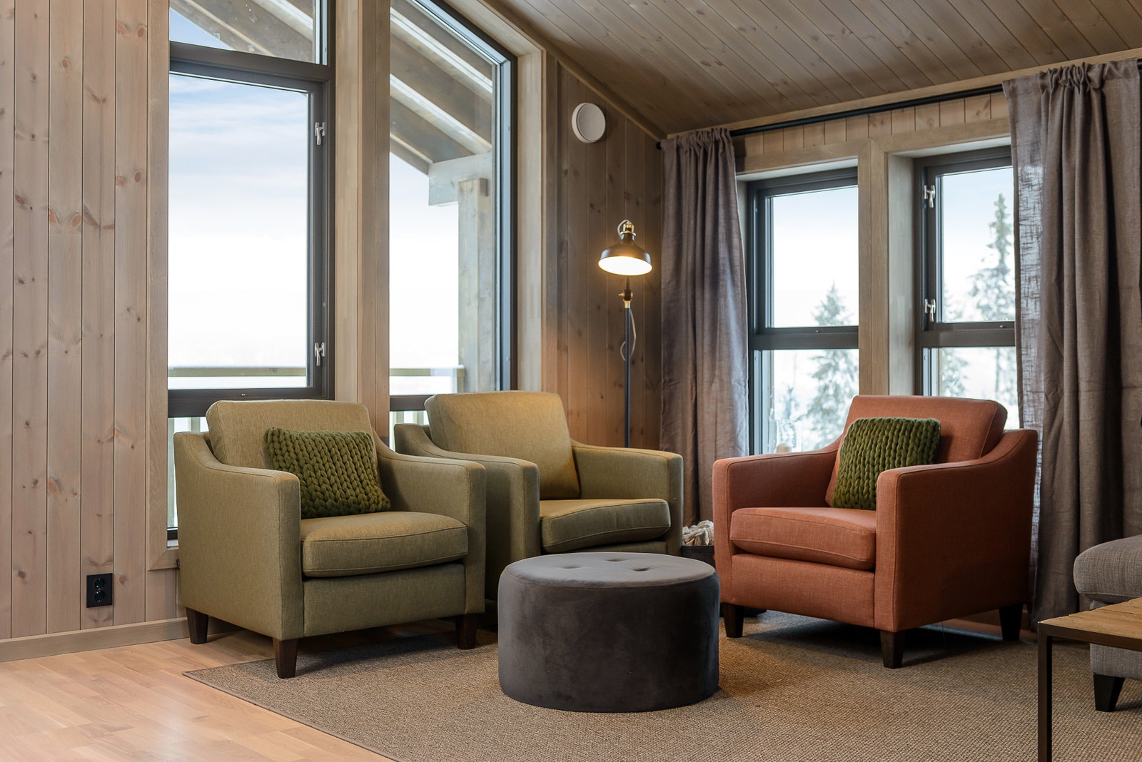 Interiør fra en lignende hytte Galleribilde