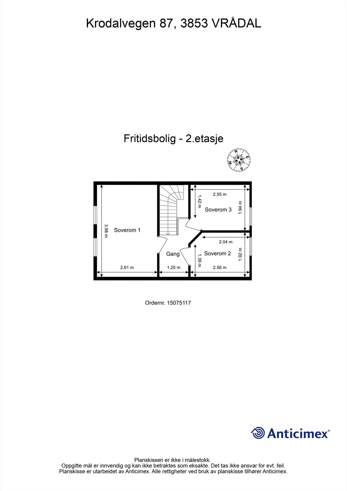 Plantegning 2.etasje Galleribilde