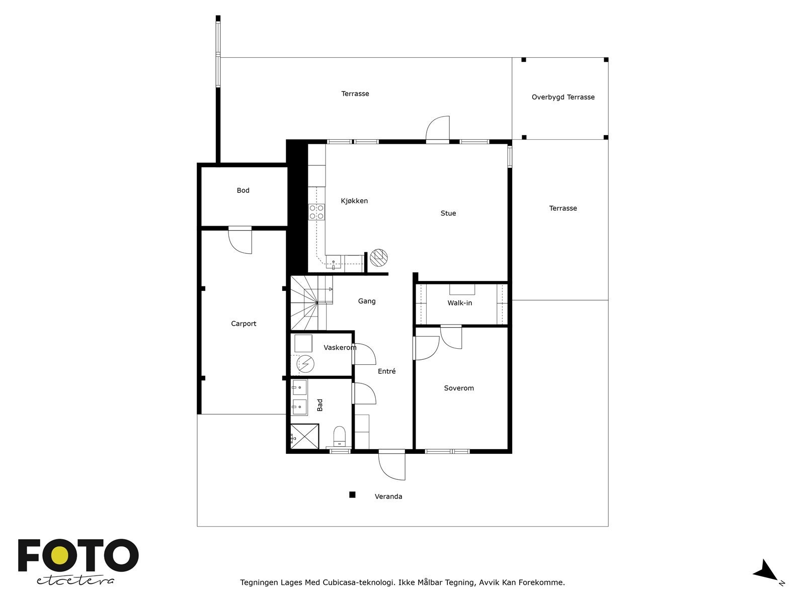 Plantegning 1. etasje. Galleribilde