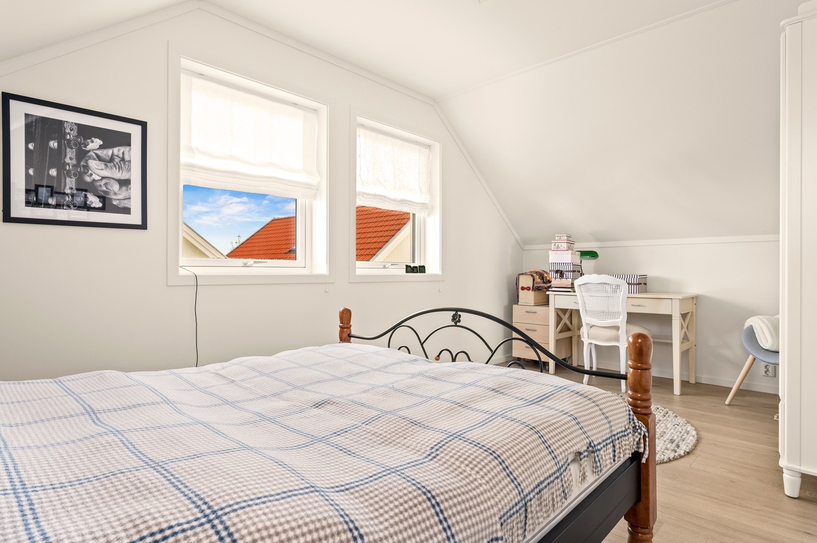 Med flere soverom er det mulighet for å ha gjesterom eller kontor/hobbyrom. Galleribilde