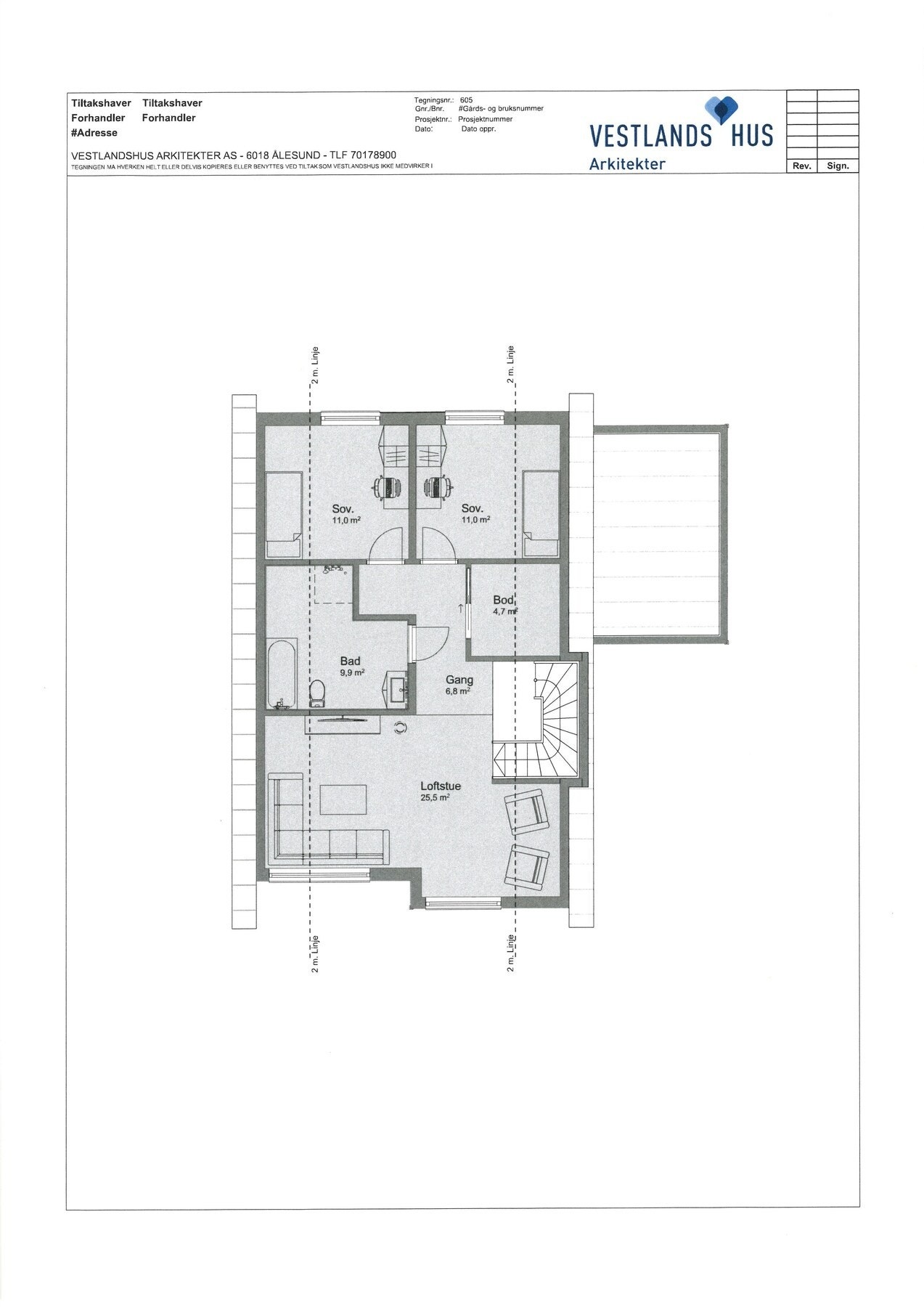 Planskisse 2. etg. Galleribilde