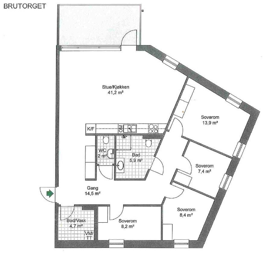 Plantegning Galleribilde