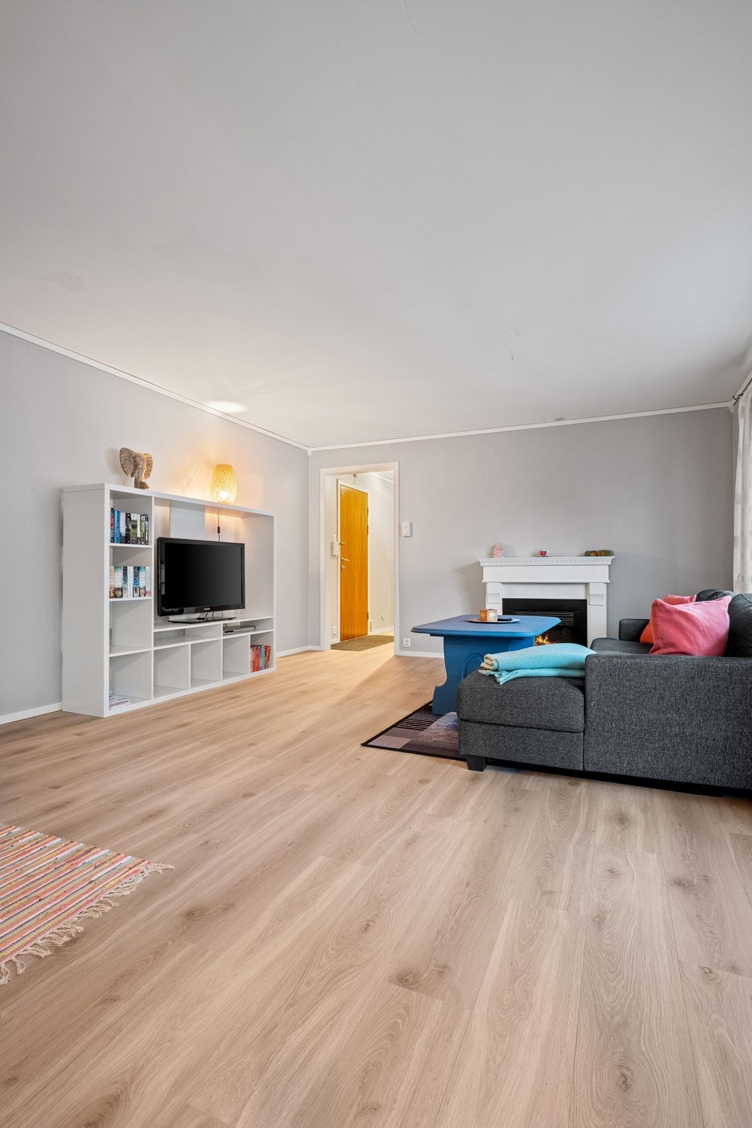 Laminatgulv gir en moderne finish. Galleribilde