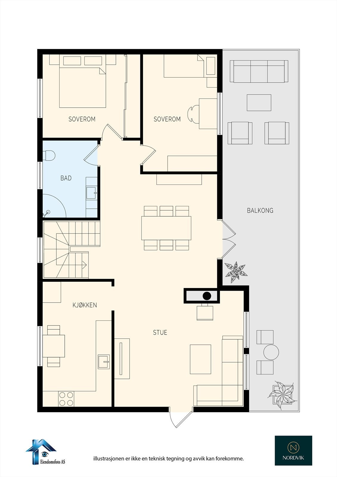 Presentasjon hovedetasje Galleribilde