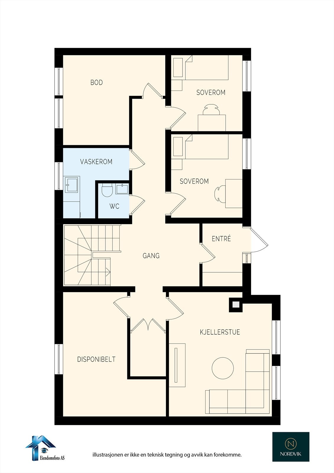 Presentasjon underetasje Galleribilde