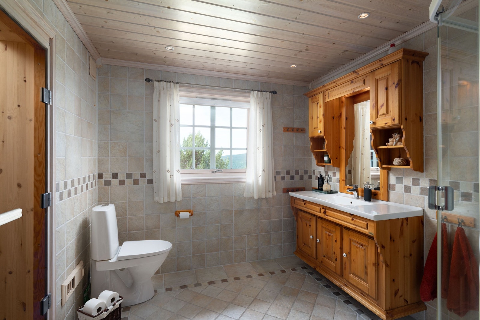 Bad med badstue Galleribilde