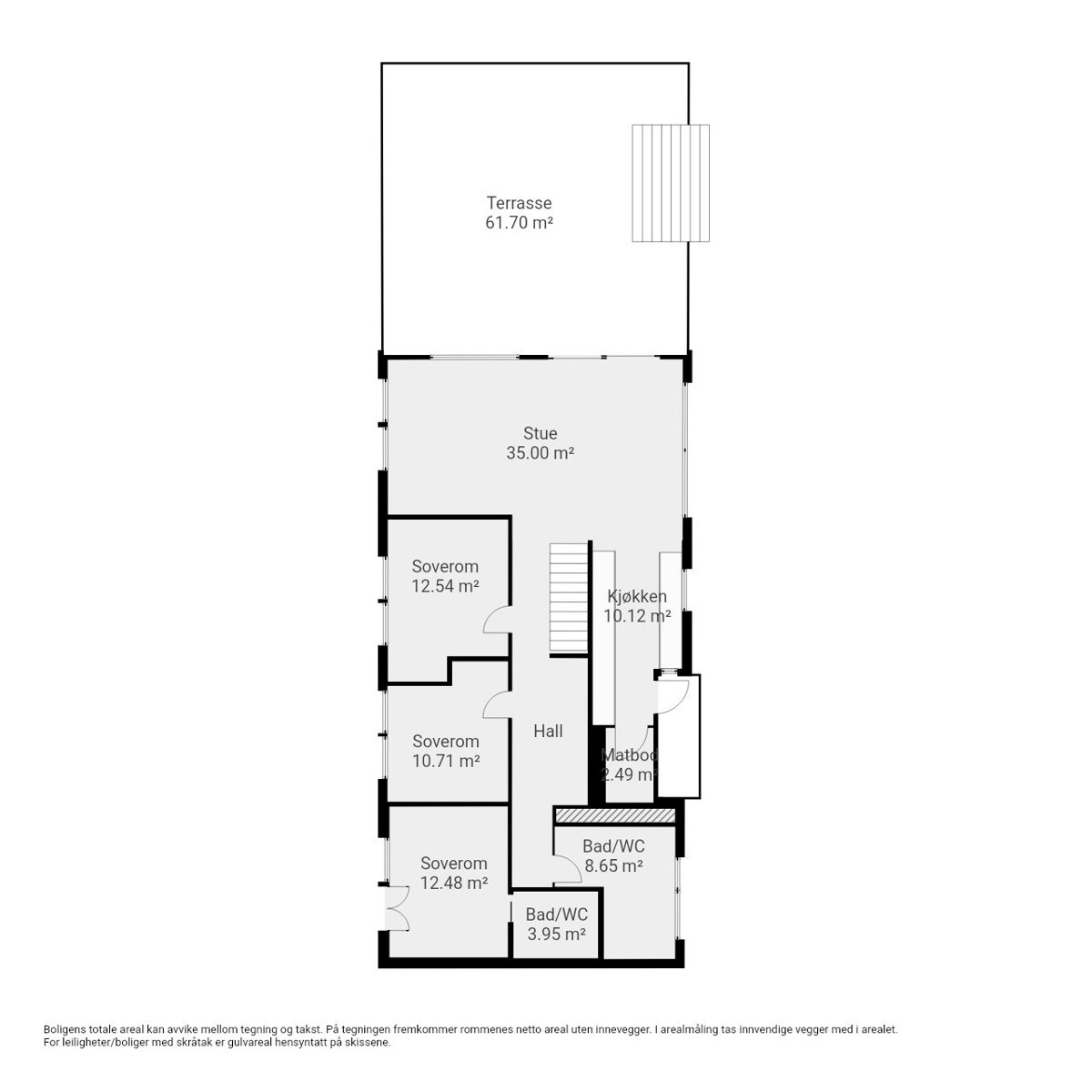 Plantegning 1. etasje. Galleribilde