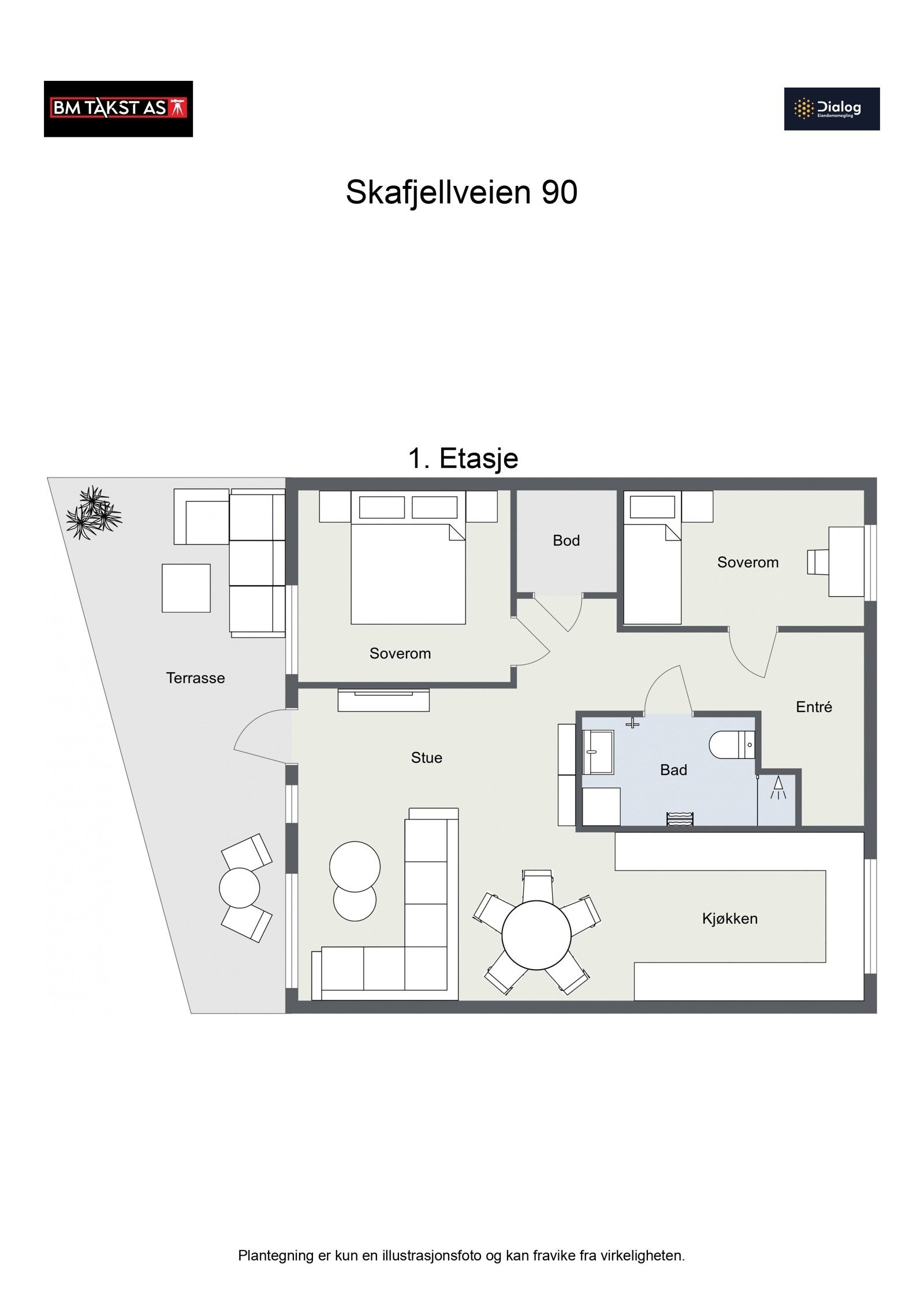 Plantegning Galleribilde