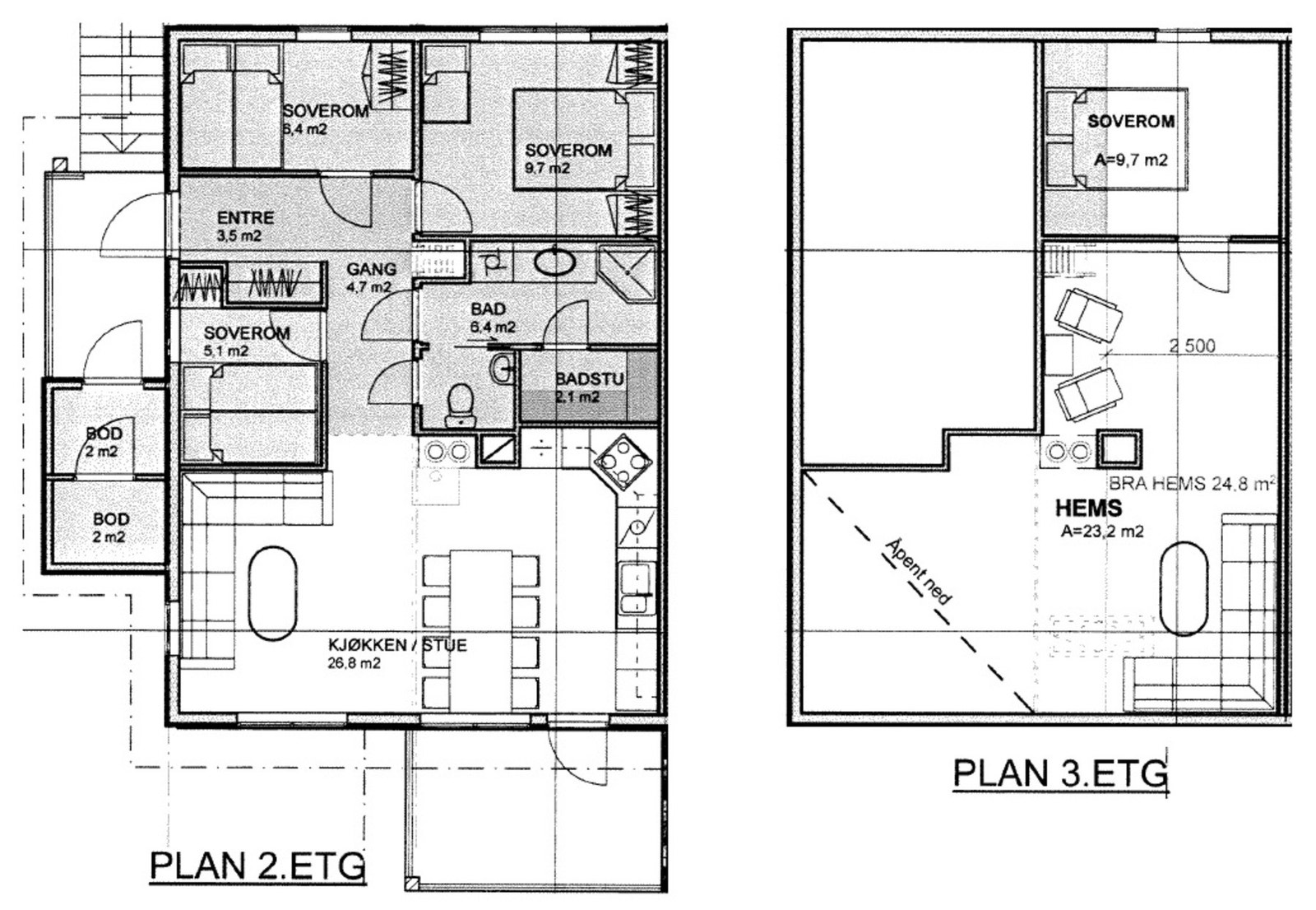Plantegning Galleribilde
