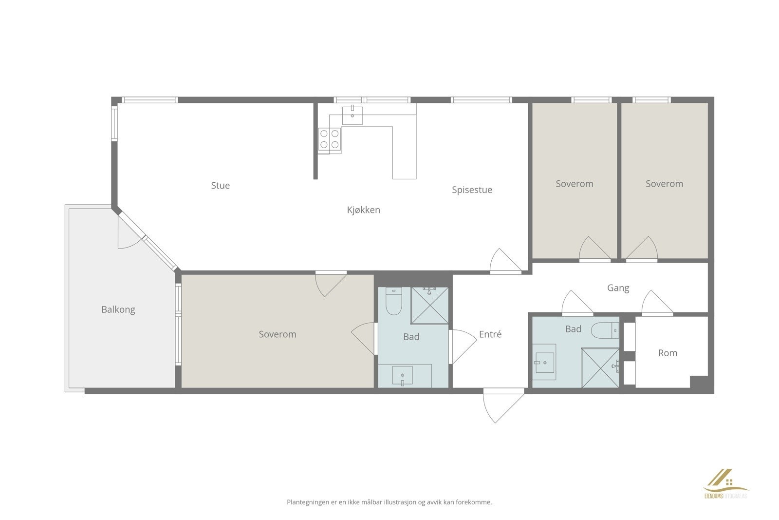 Plantegning Galleribilde