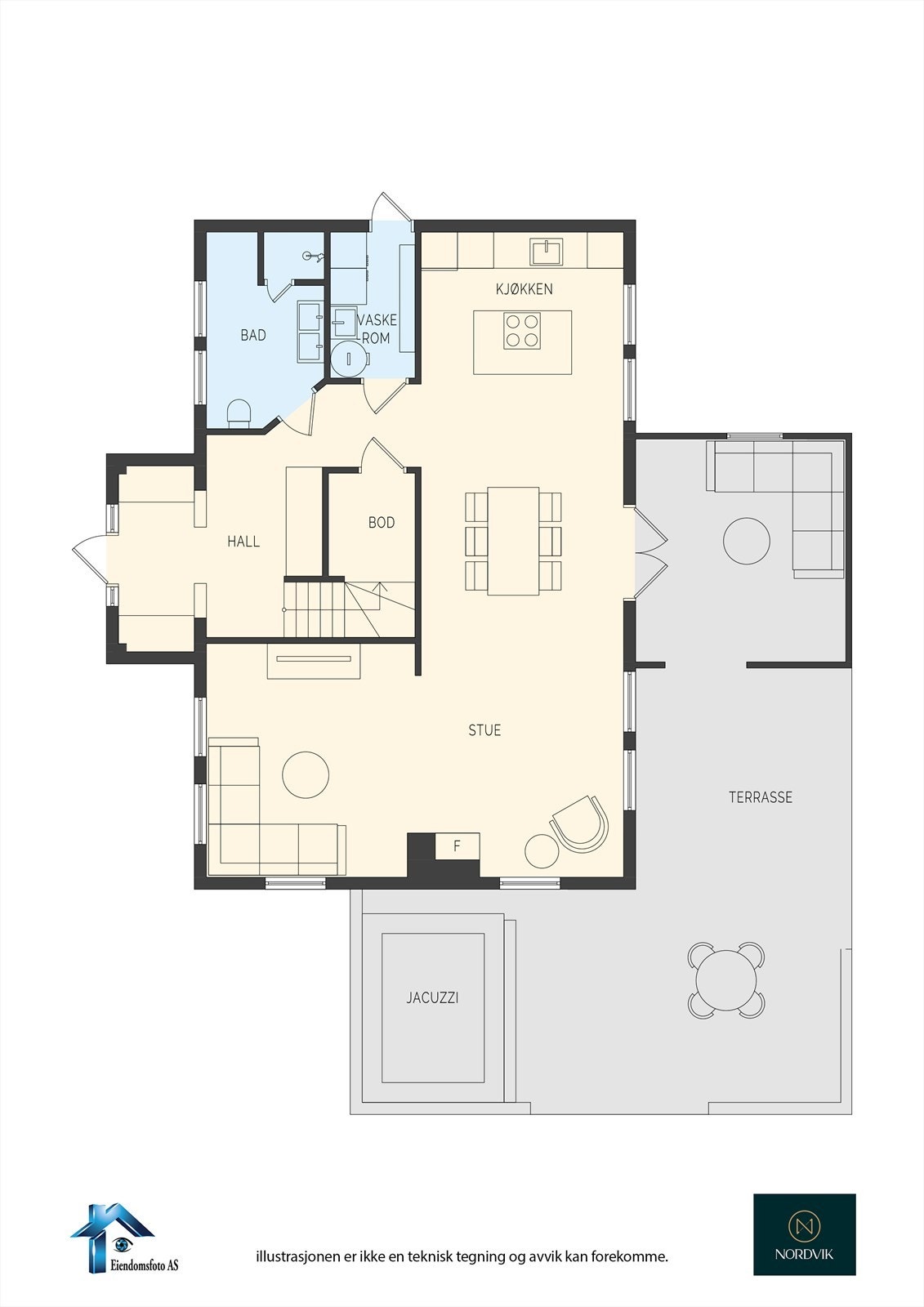 Planskisse 1. Etasje Galleribilde