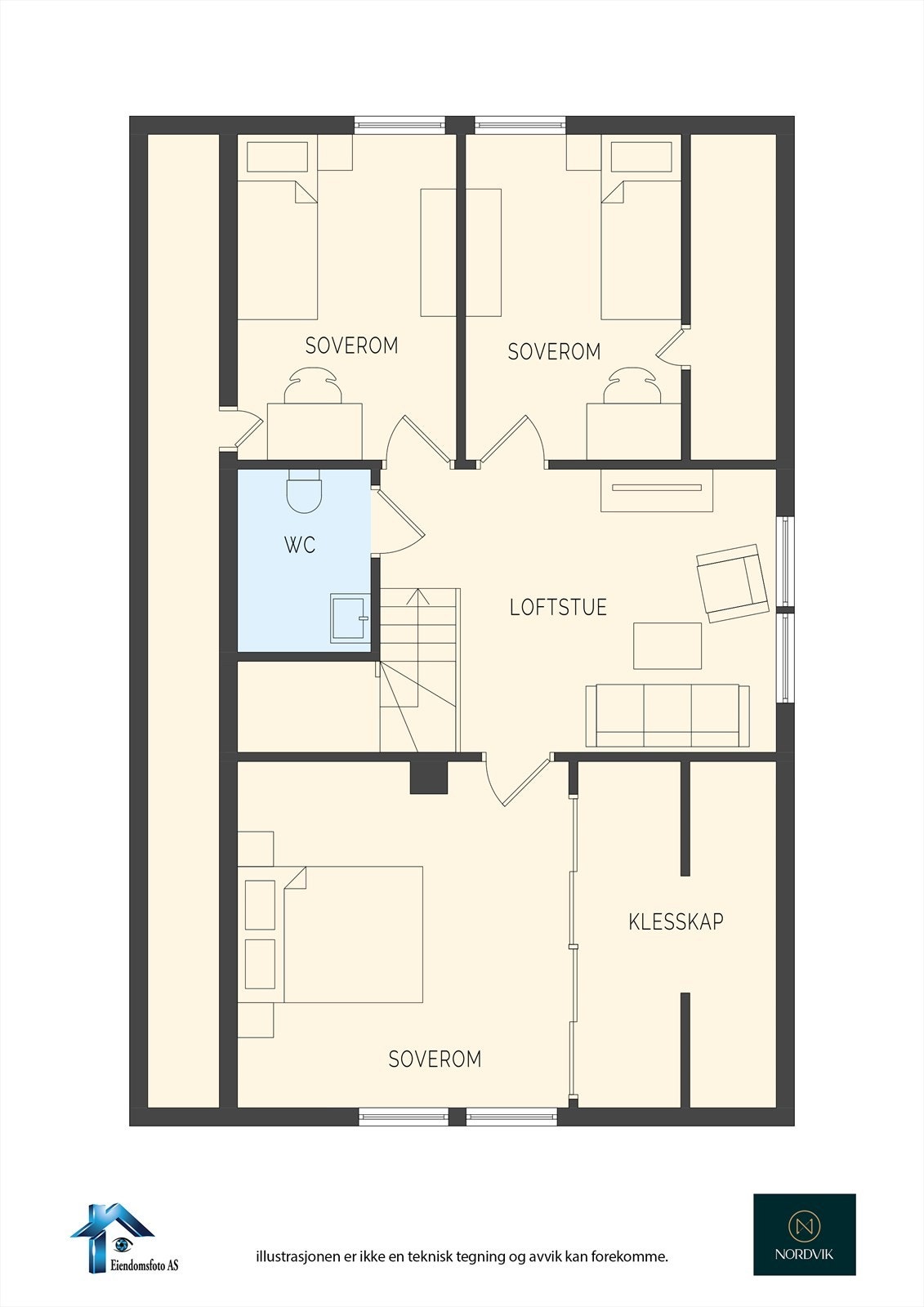 Planskisse 2. Etasje Galleribilde