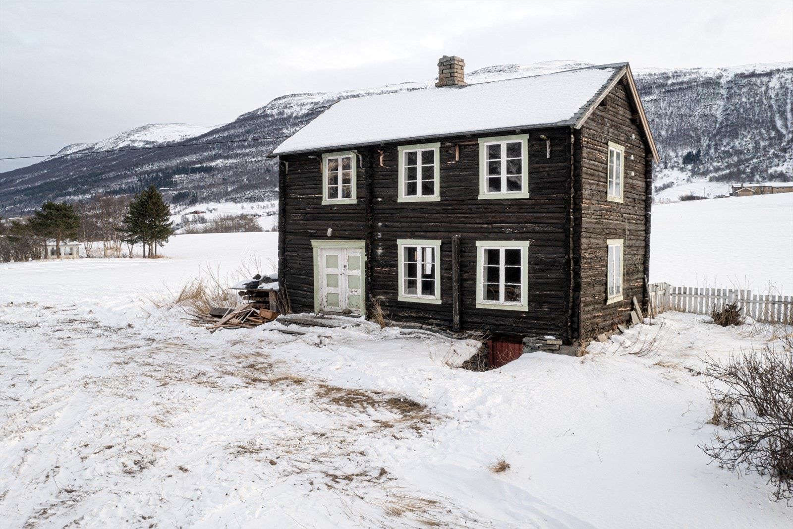 Fasade hytte Galleribilde