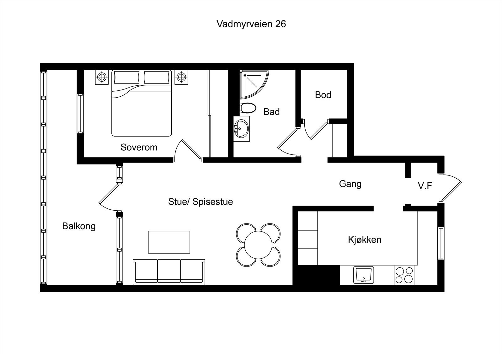 Planskisse Galleribilde