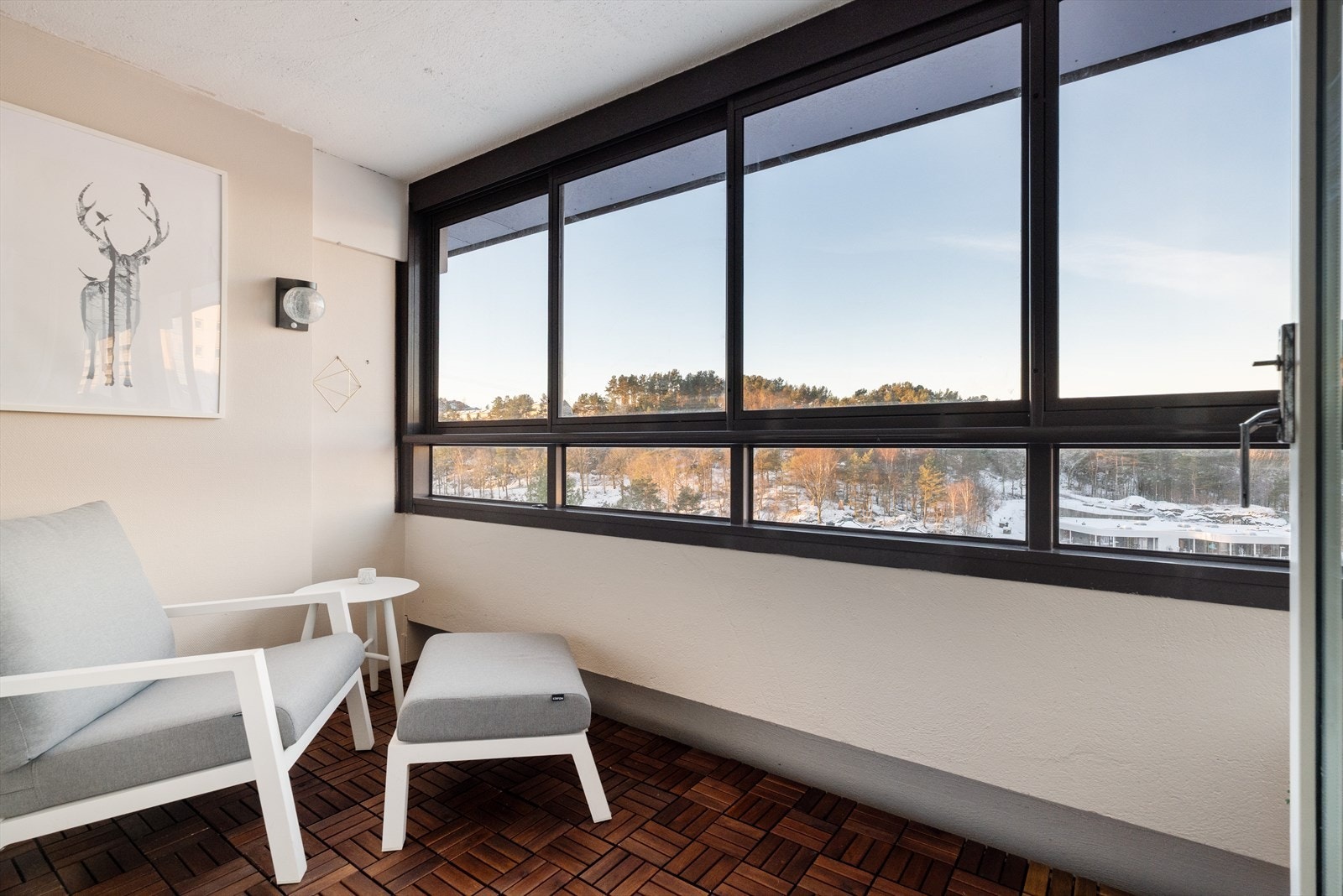 Herfra kan du nyte gode solforhold og fin utsikt. Galleribilde