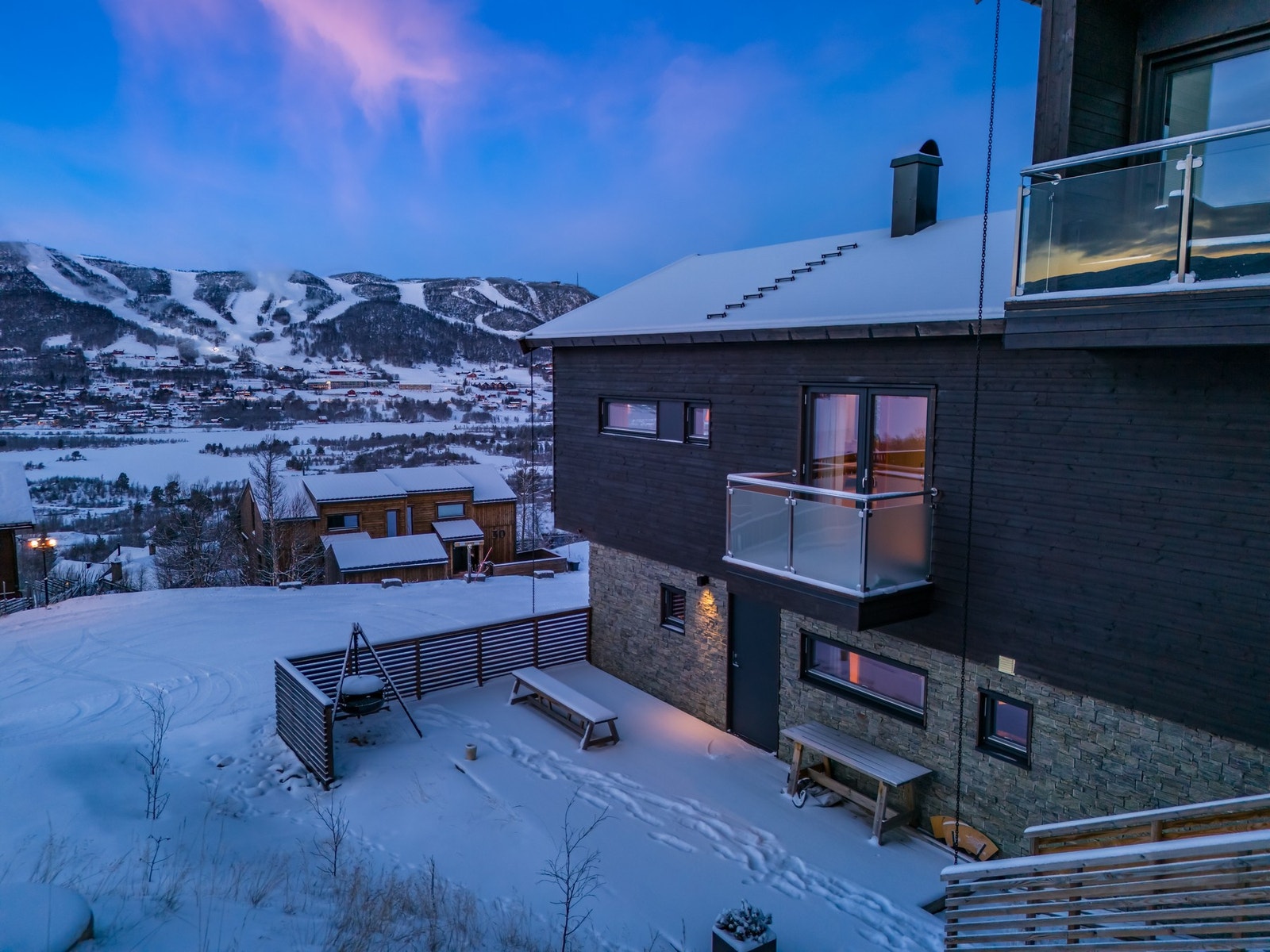 Flott uteplass Galleribilde