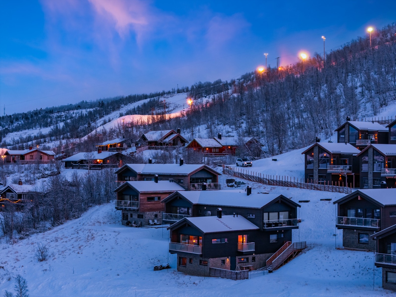 Herfra har du lett tilgang til et populært velpreparert løypenett og flere flotte alpinløyper Galleribilde