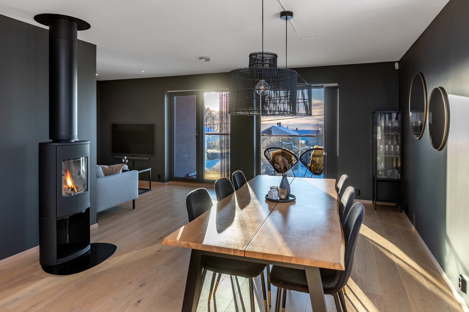 Deilig med vedovn. Galleribilde