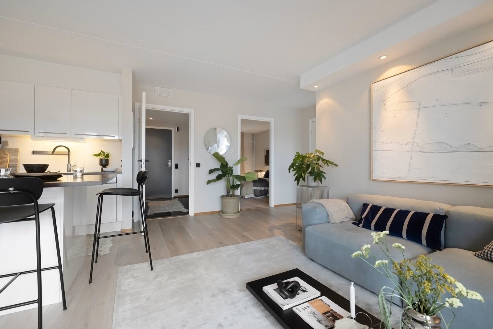 Både varmtvann, fyring og grunnpakke fra Get er inkludert i felleskostnadene. Galleribilde