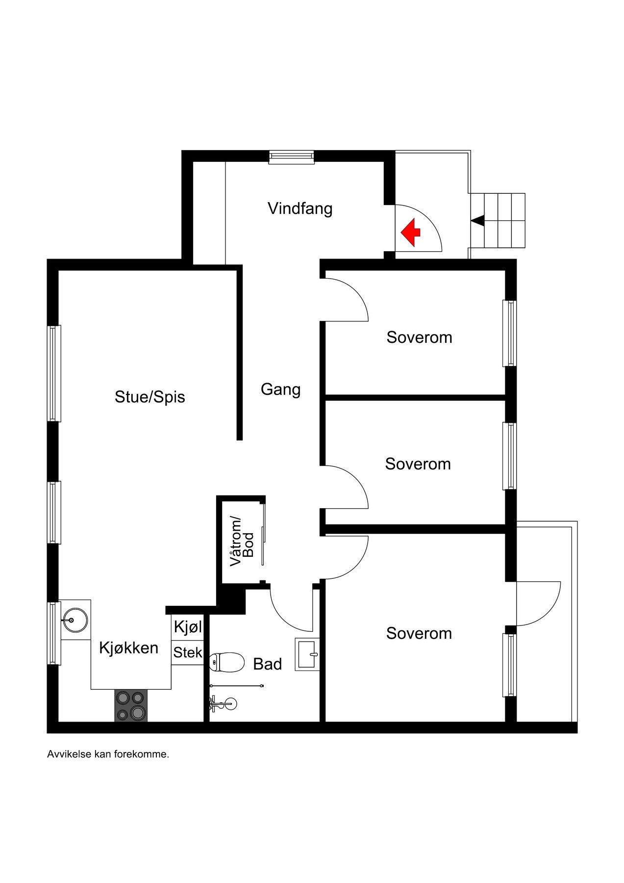 Plantegning Galleribilde