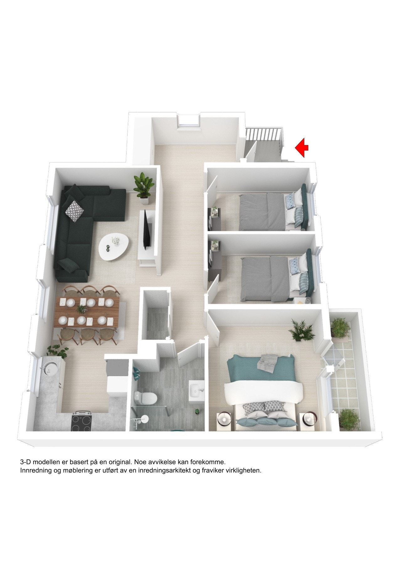 Plantegning Galleribilde