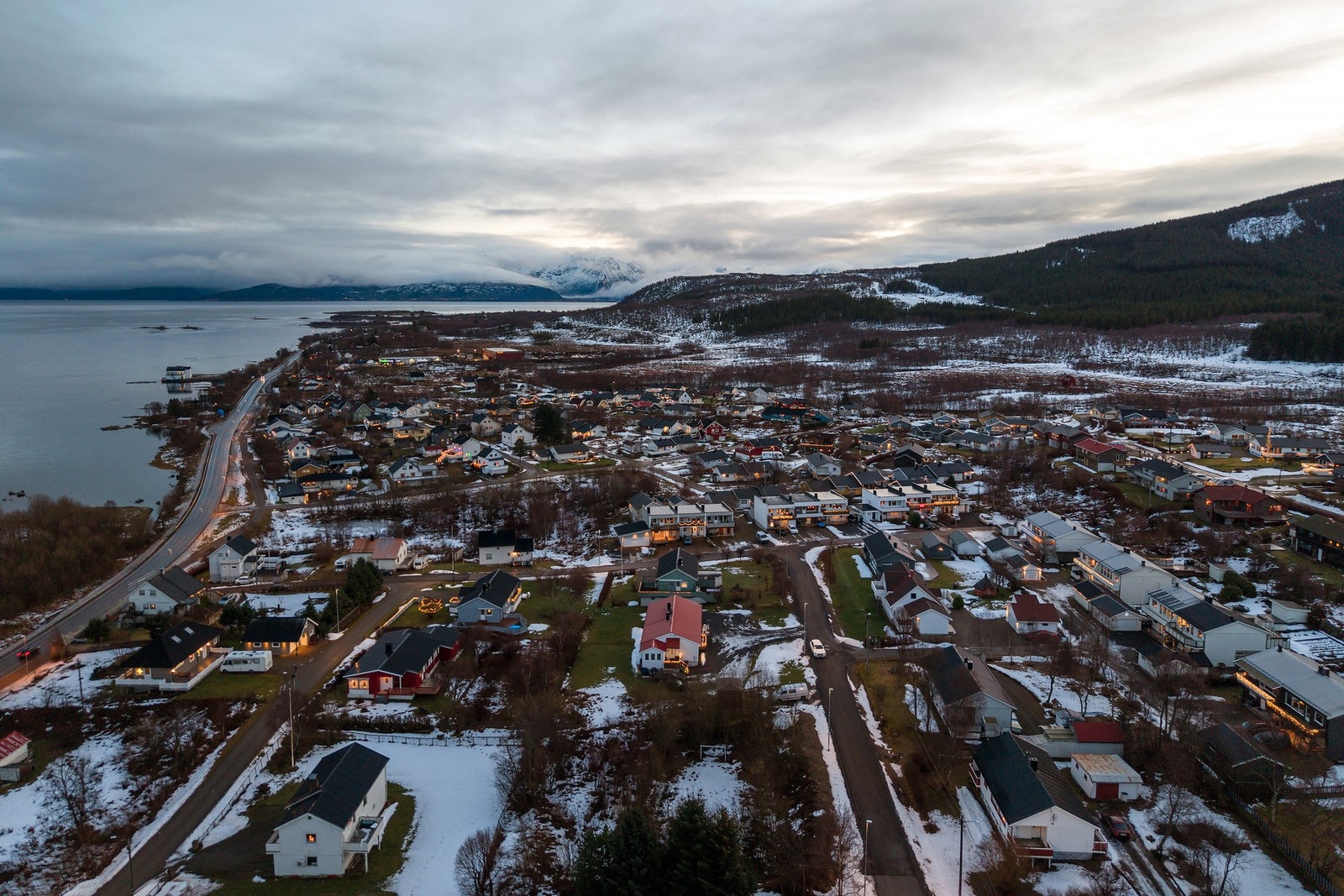 Lite trafikkert område. Galleribilde