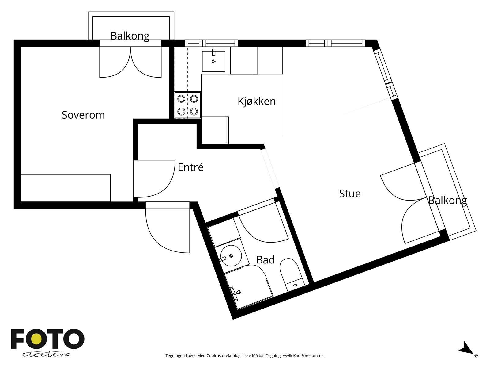 Planskisse - ikke målbar. Galleribilde