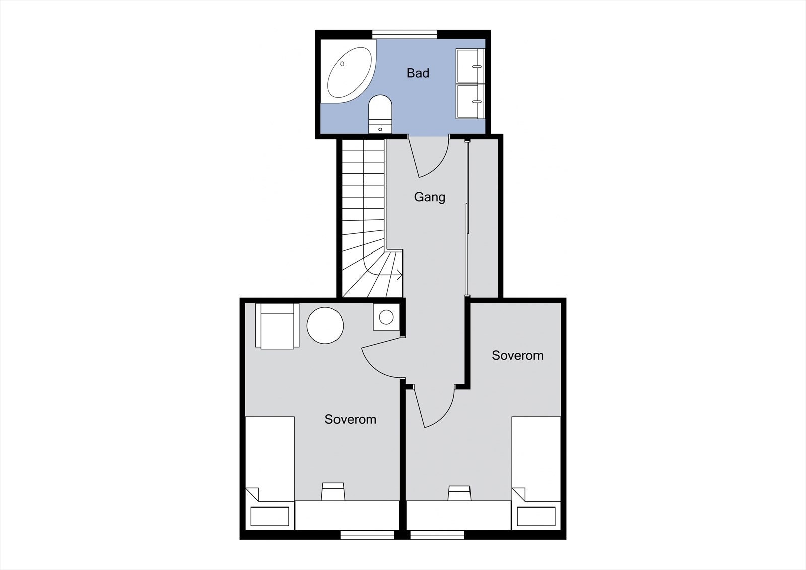 Plantegning - Loftsetasjen Galleribilde