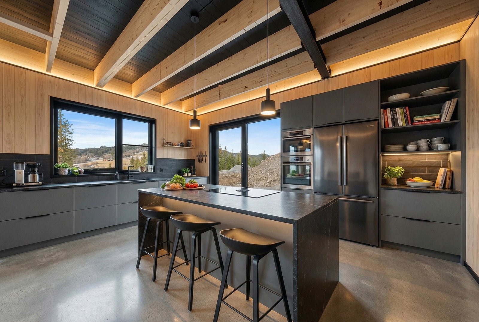 Illustrasjonsfoto! Bildet viser hvordan et kjøkken kan bli seende ut, og er kun ment som inspirasjon. Galleribilde