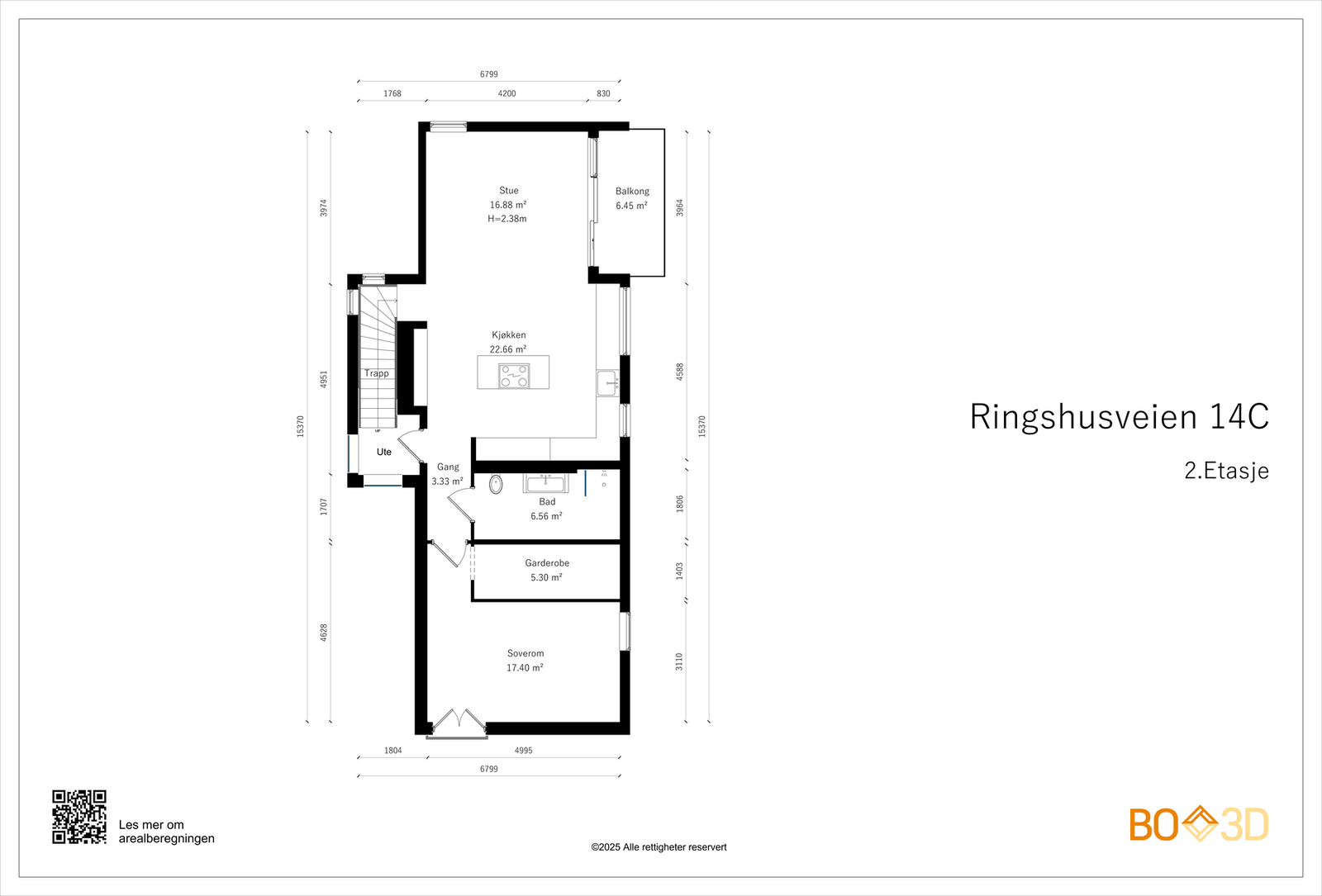 Planløsning 2. etasje. Galleribilde