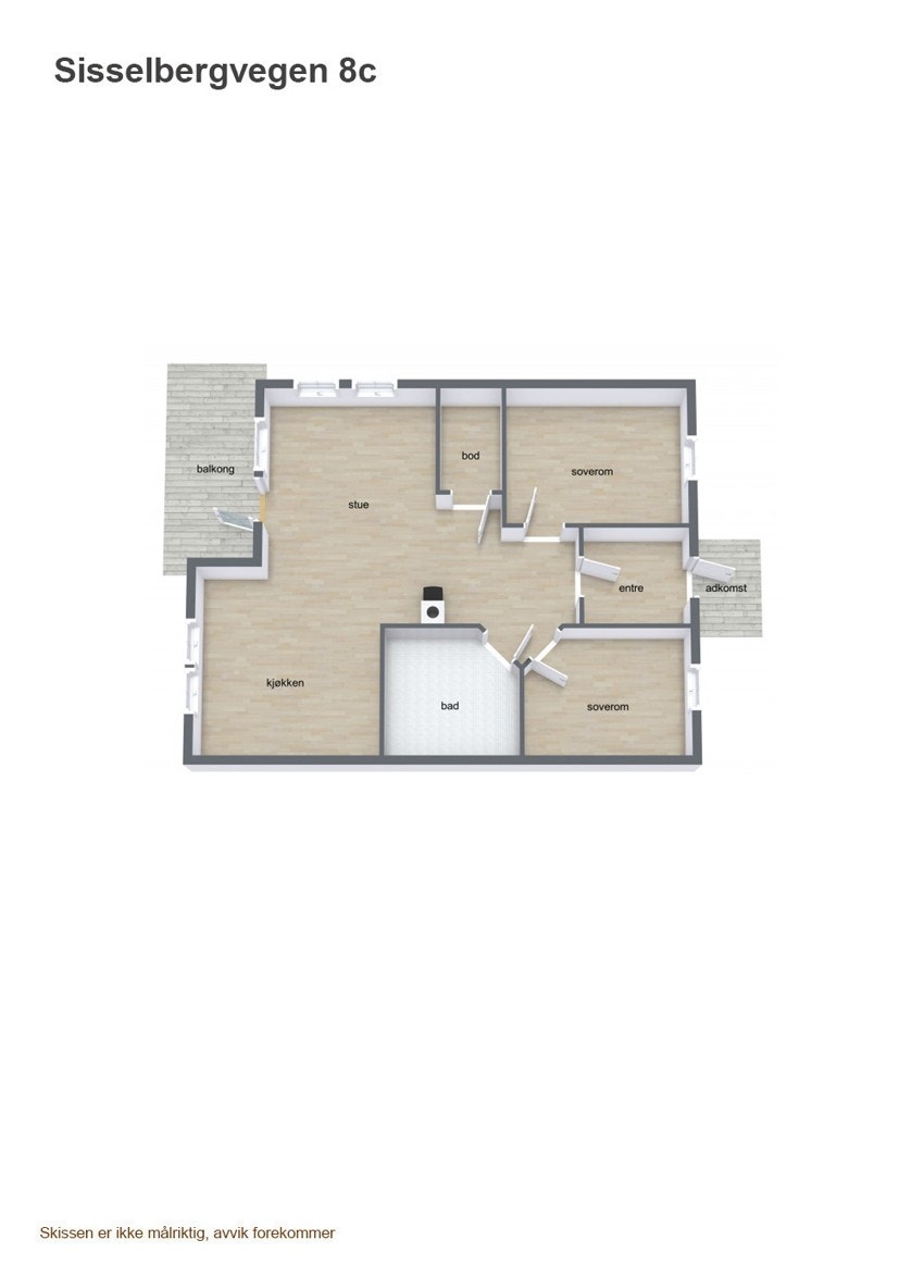 Plantegning Galleribilde